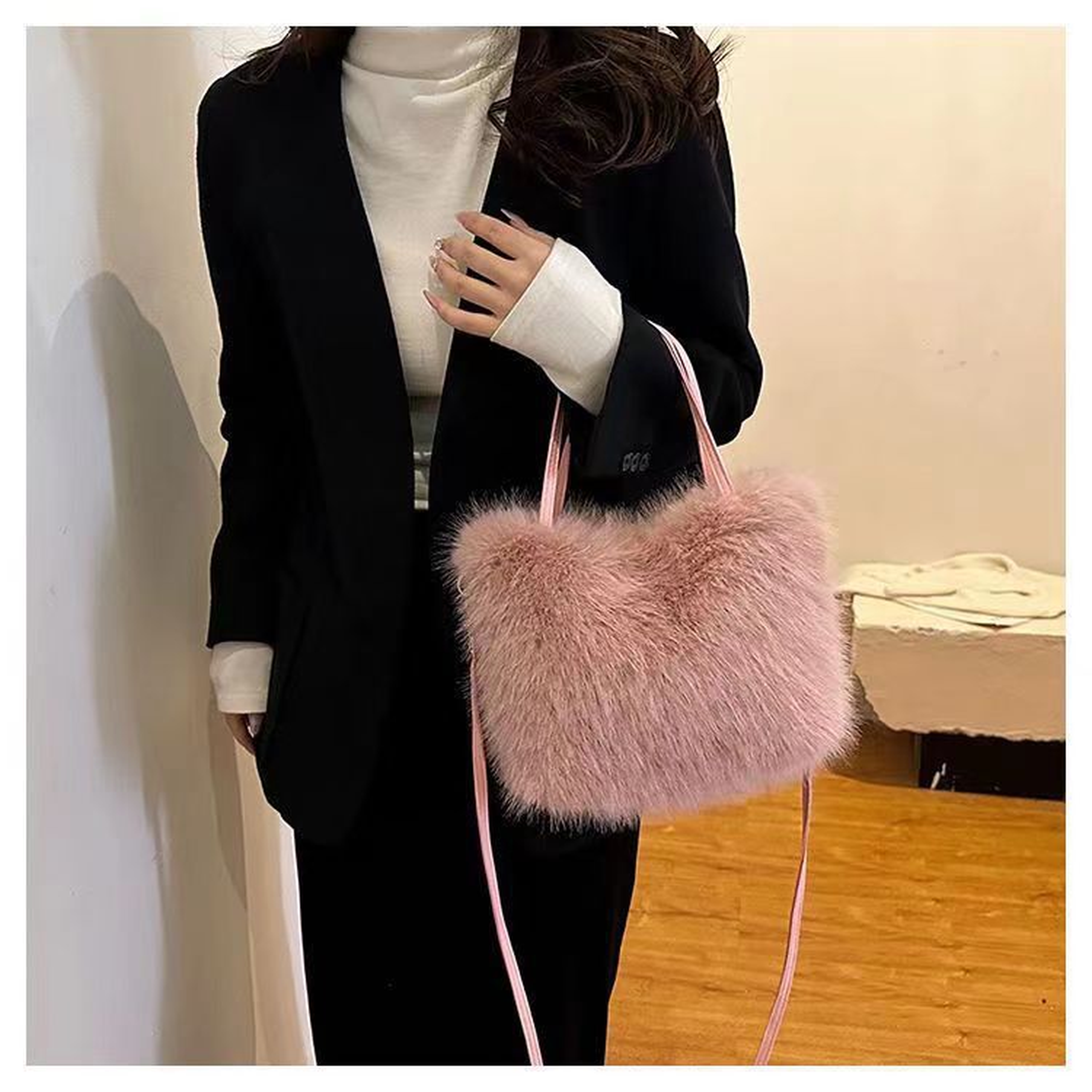 Fur Crossbody Bag