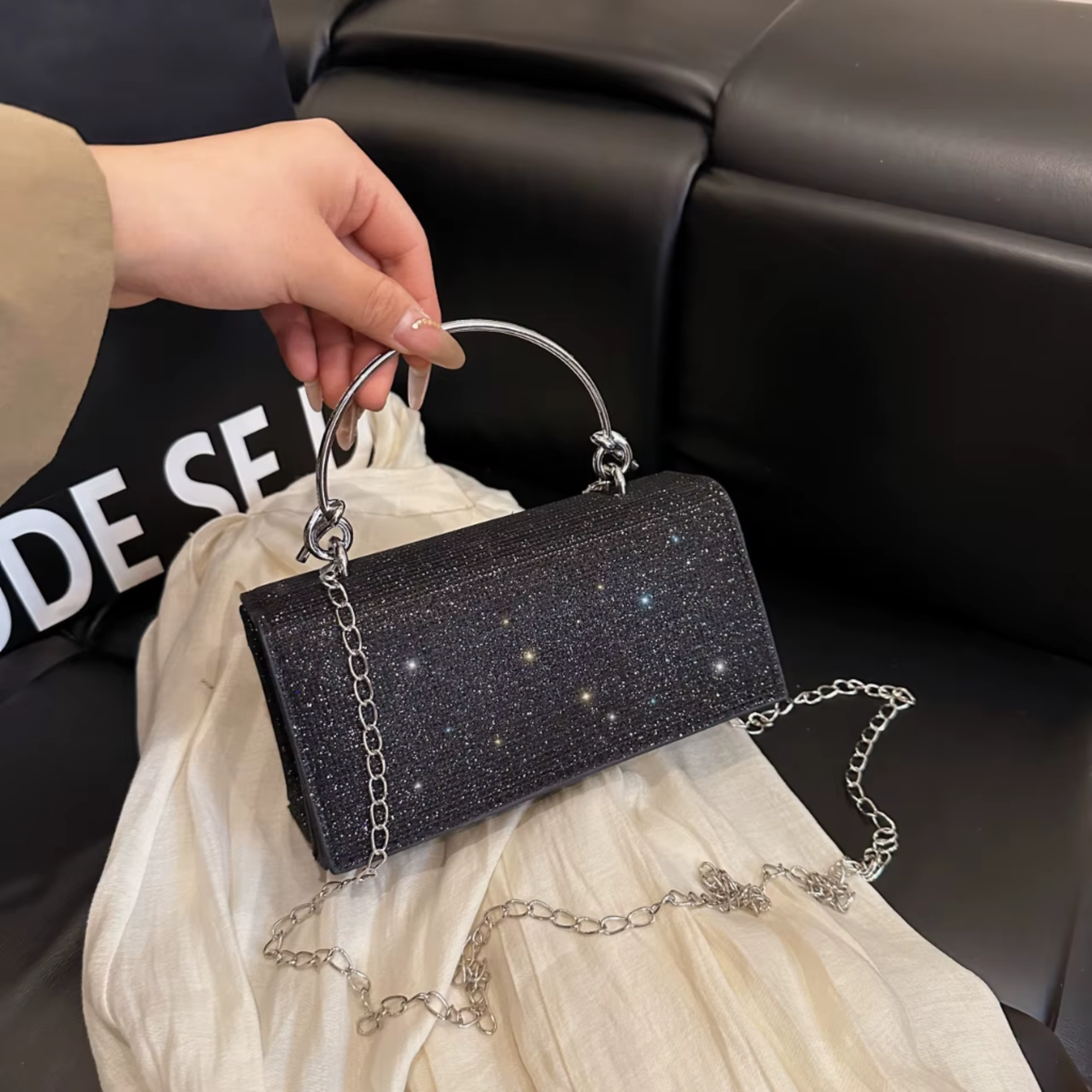 Rhinestone Dinner Clutch Bag
