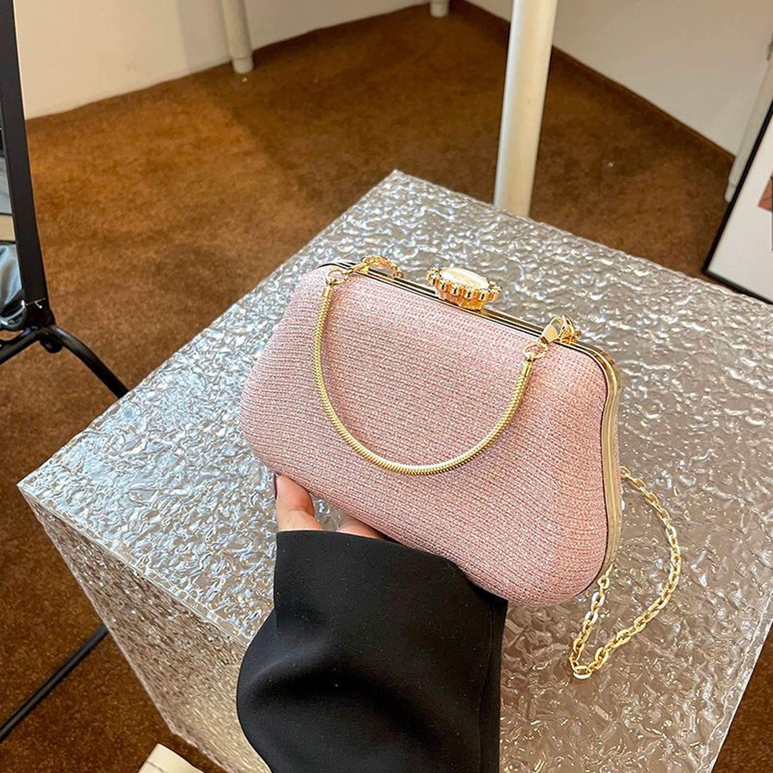 Blush Luxe Bag