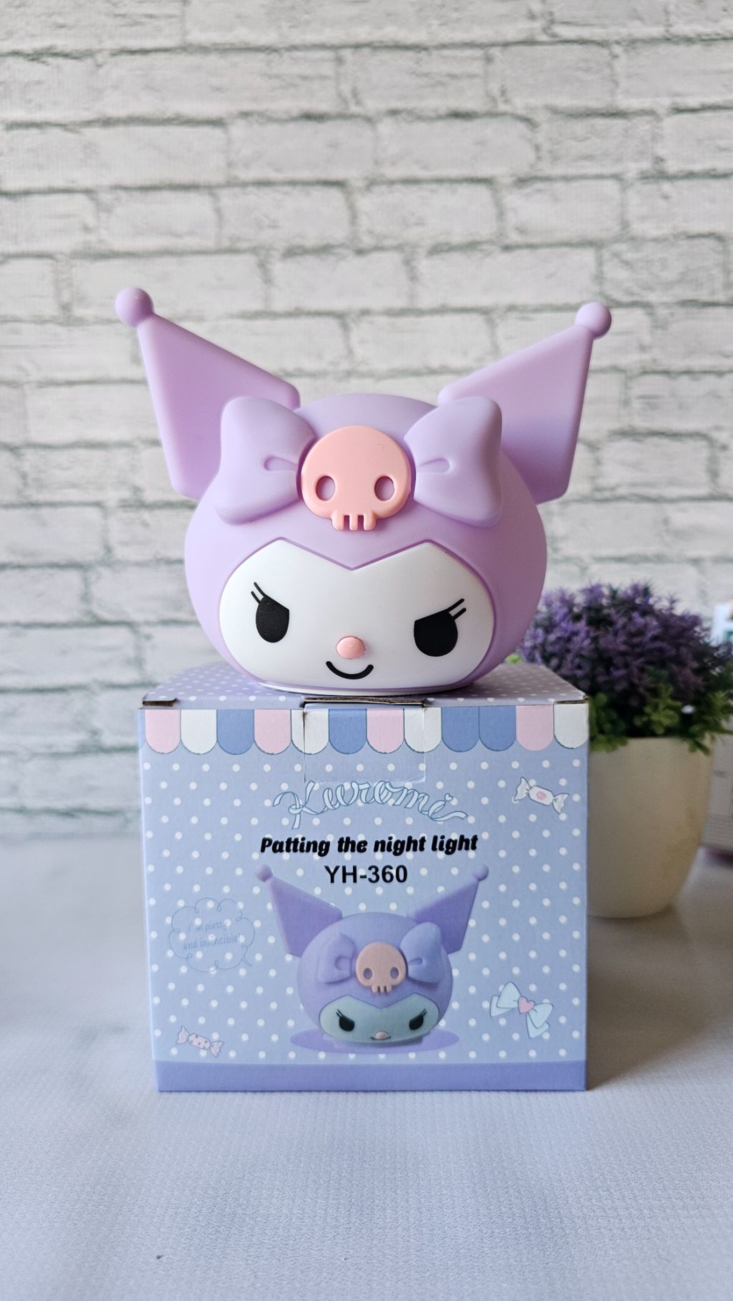 Kuromi squishy night lights