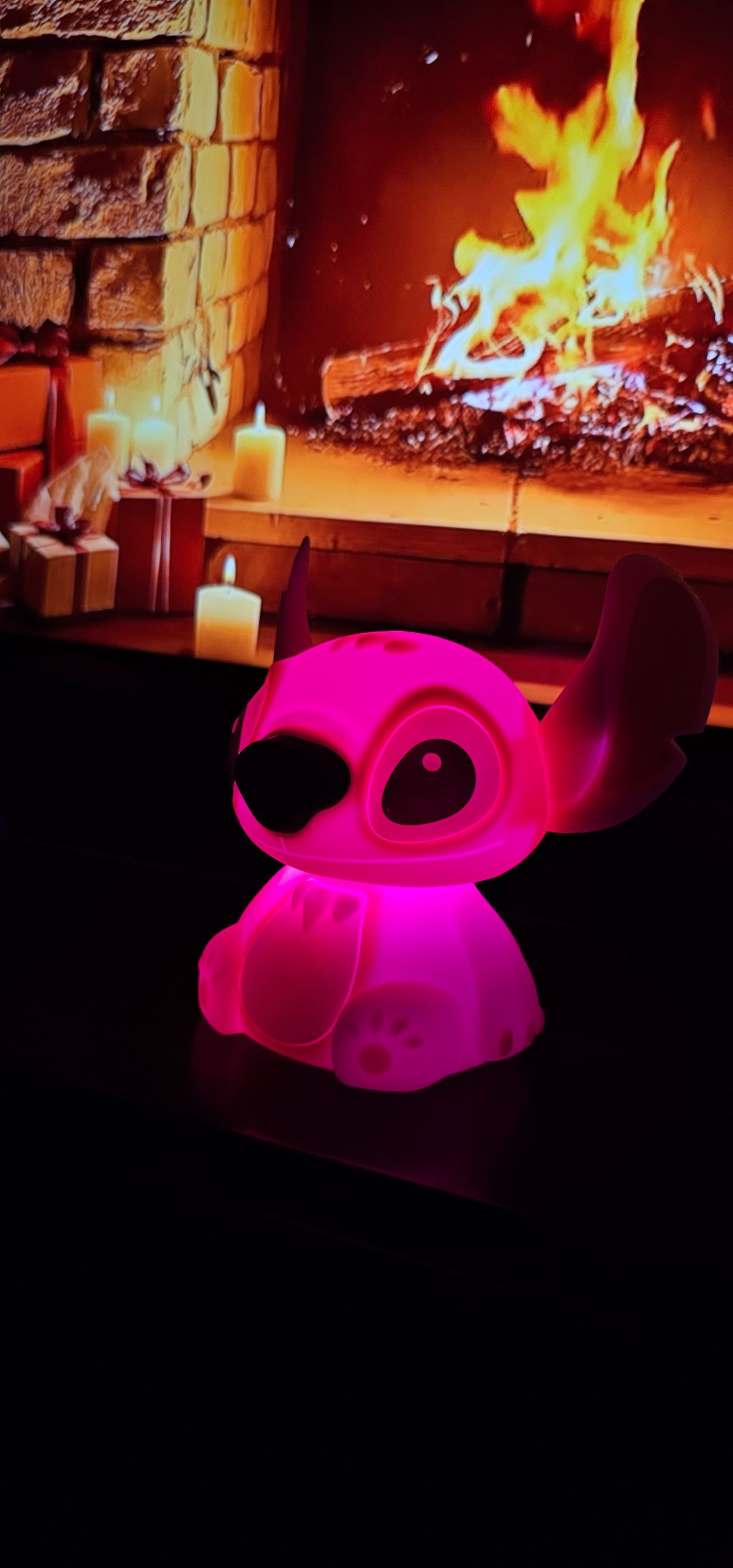 Stitch colour changing night light 