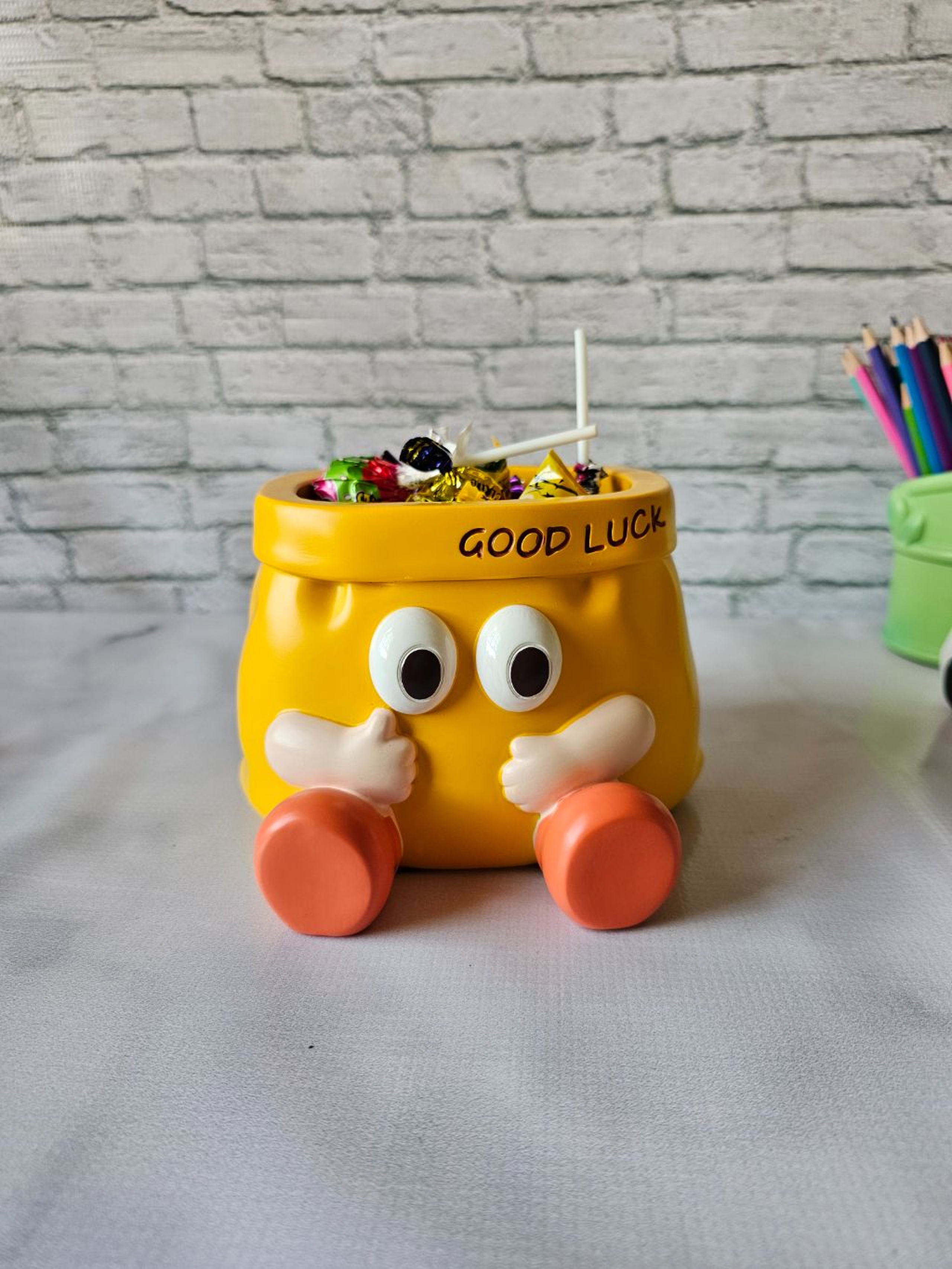 Cute quirky organizer ceramic