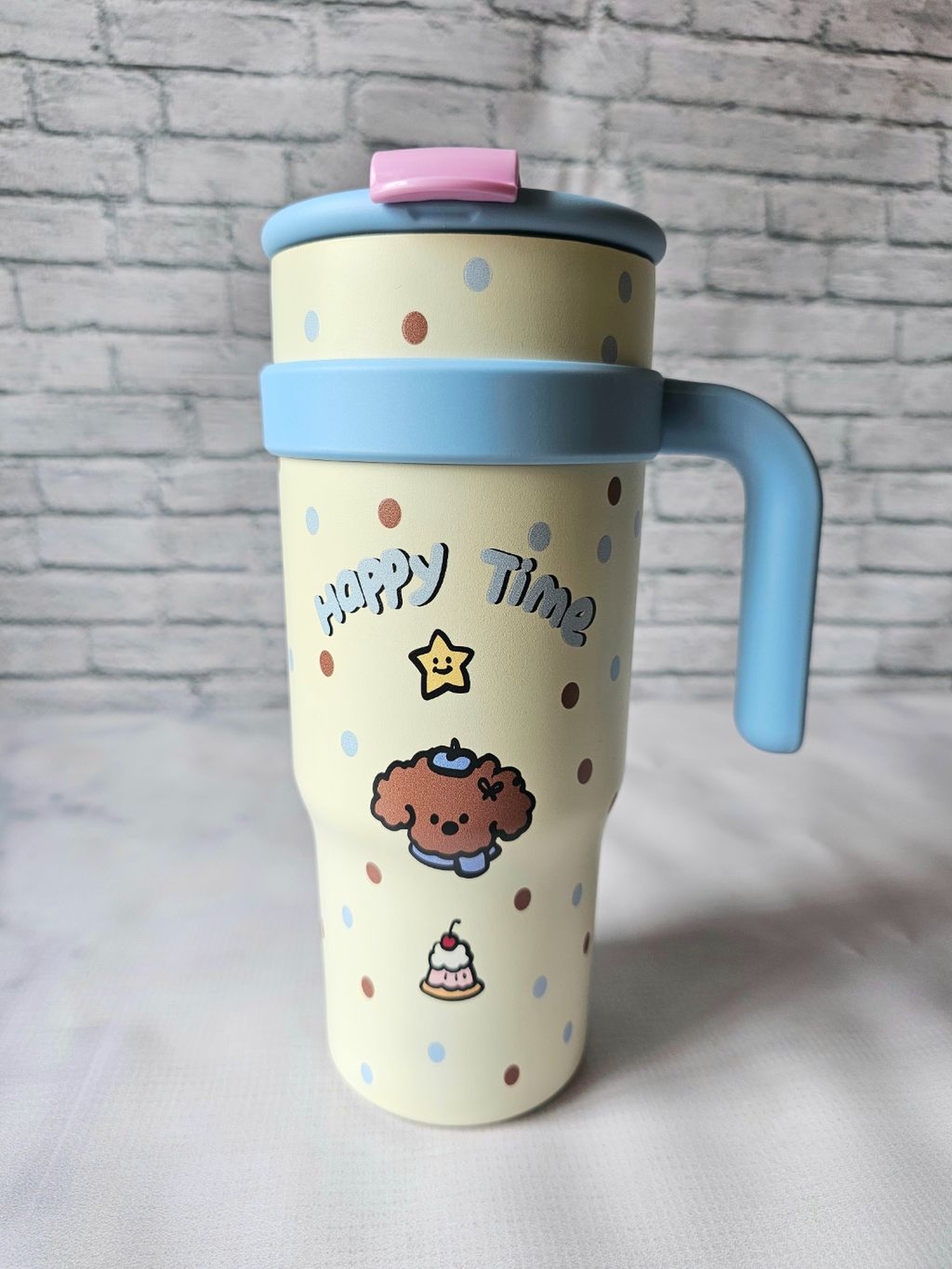 Pastel blue Insulated mug