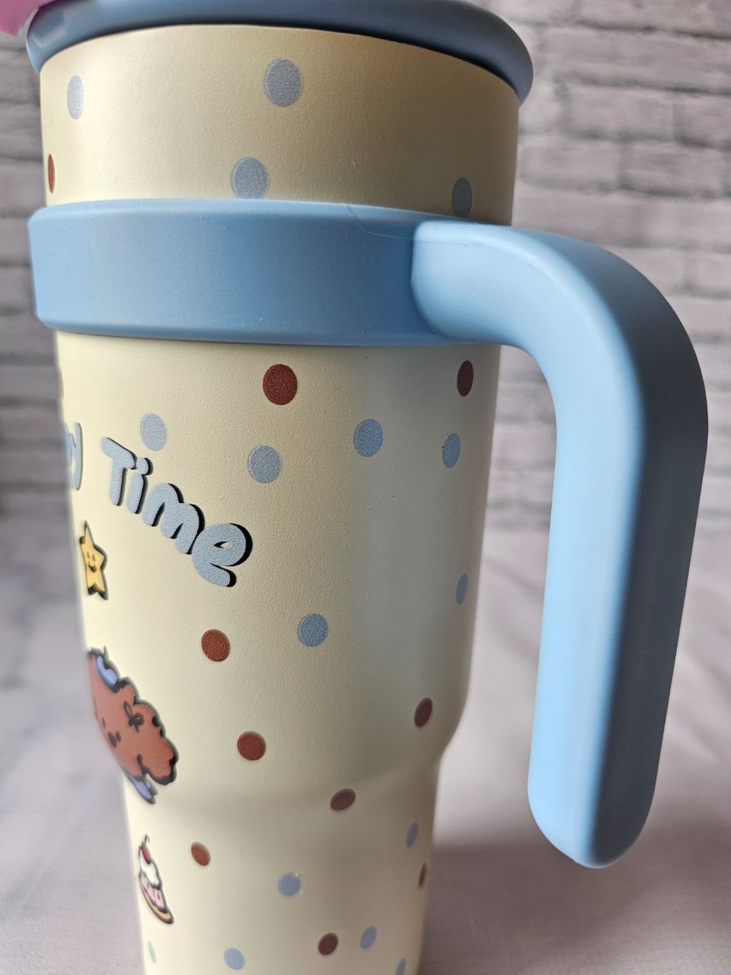 Pastel blue Insulated mug
