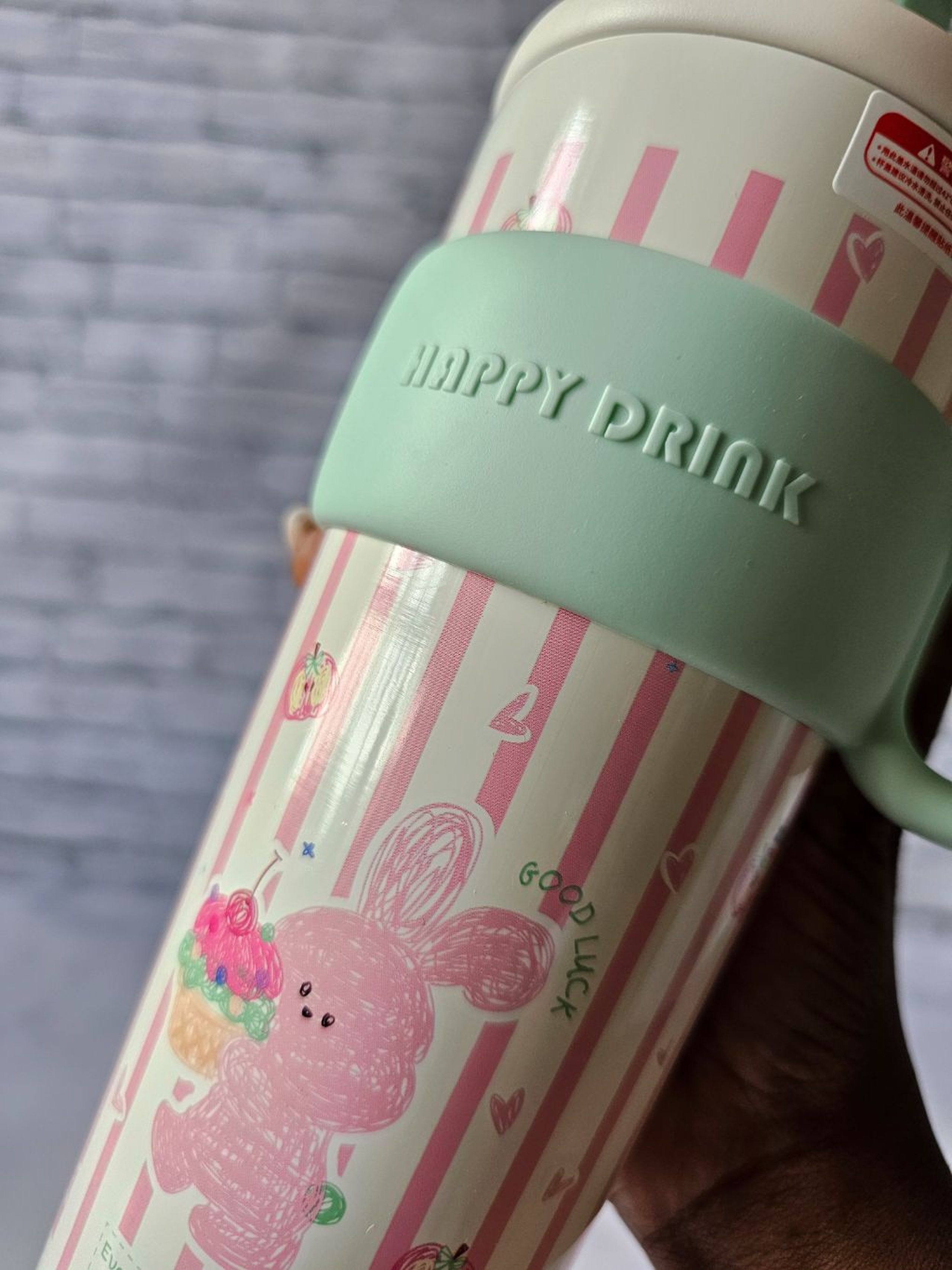 Cute teddy green Insulated mug