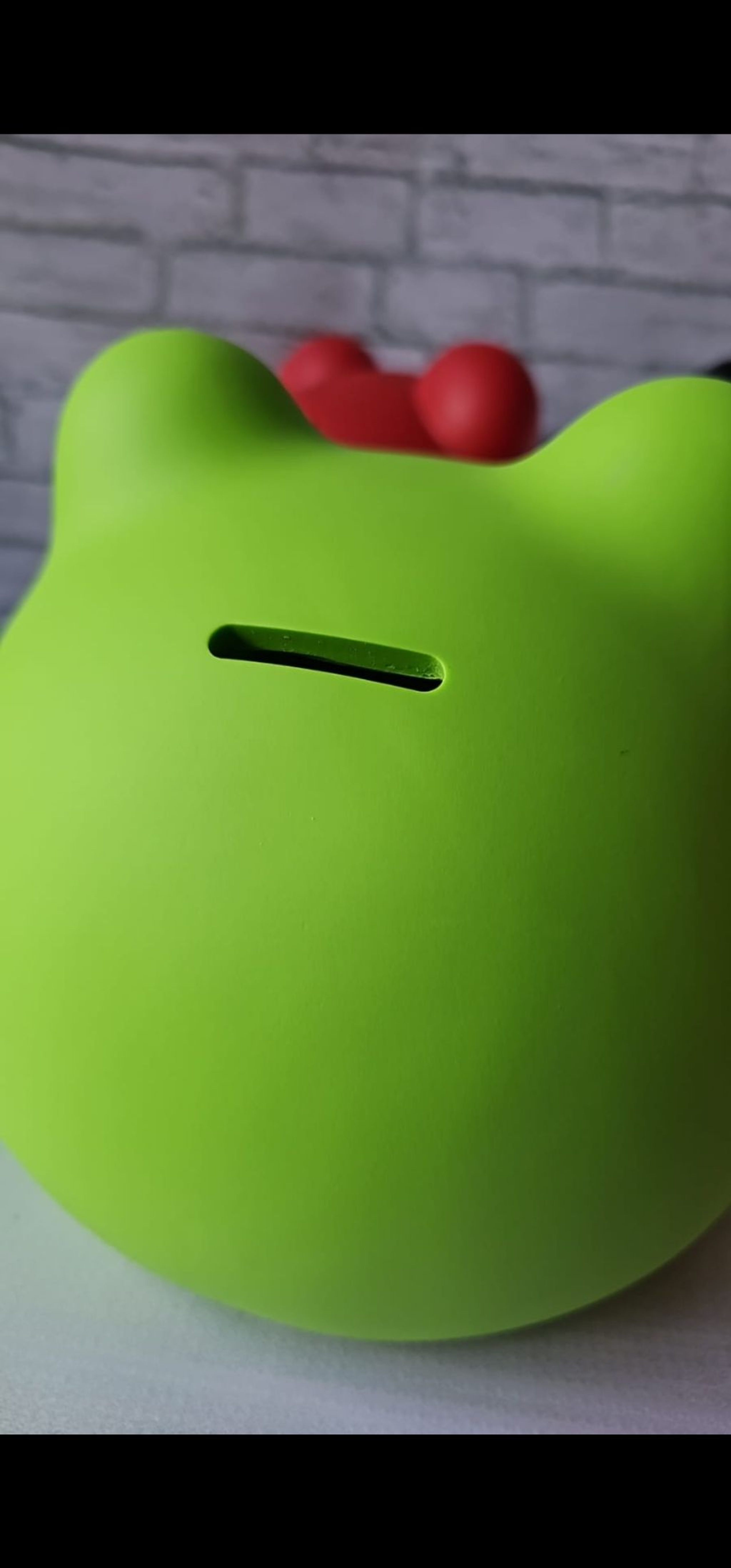 Frog piggy bank 