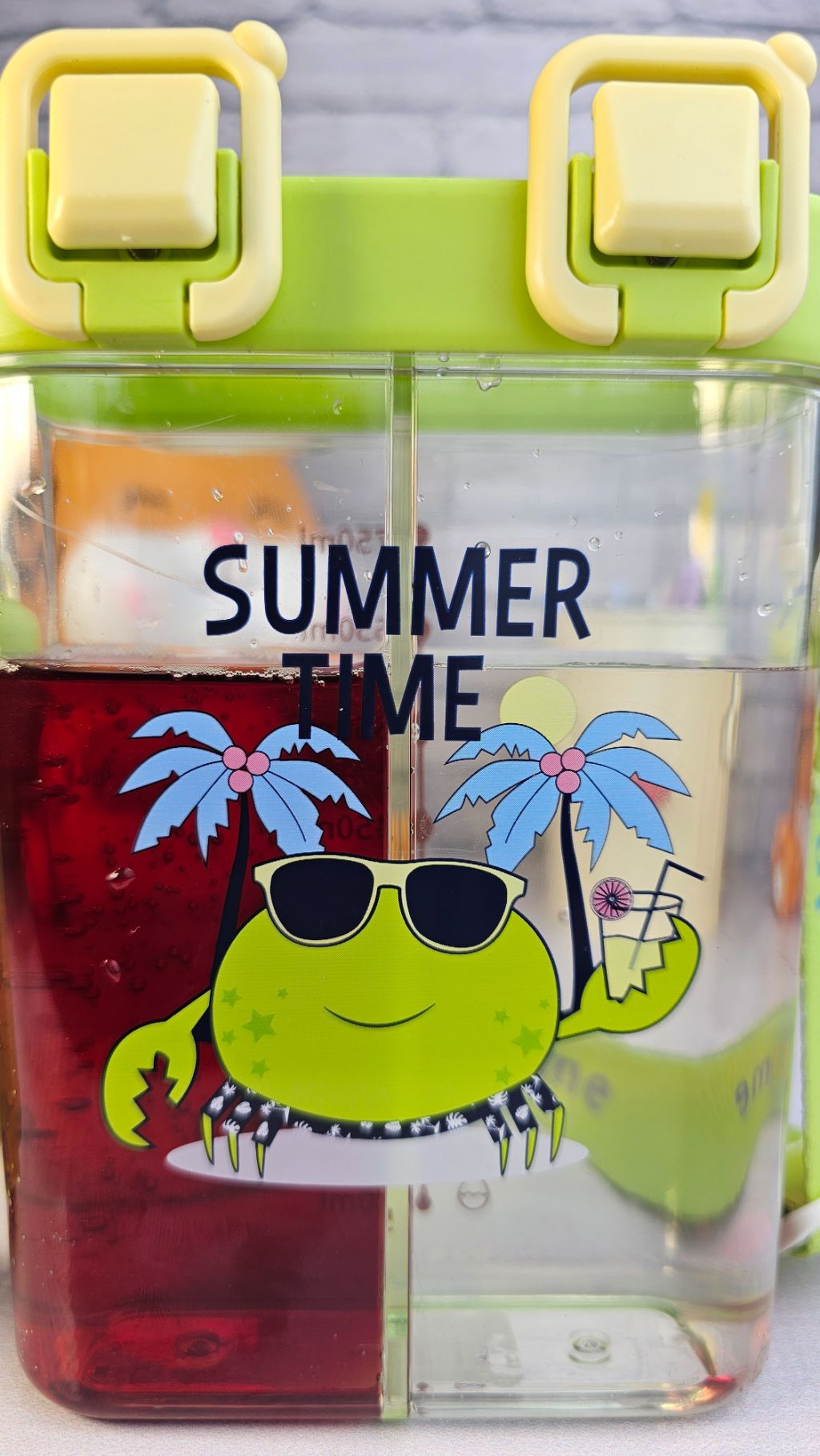 Double sided kids waterbottle