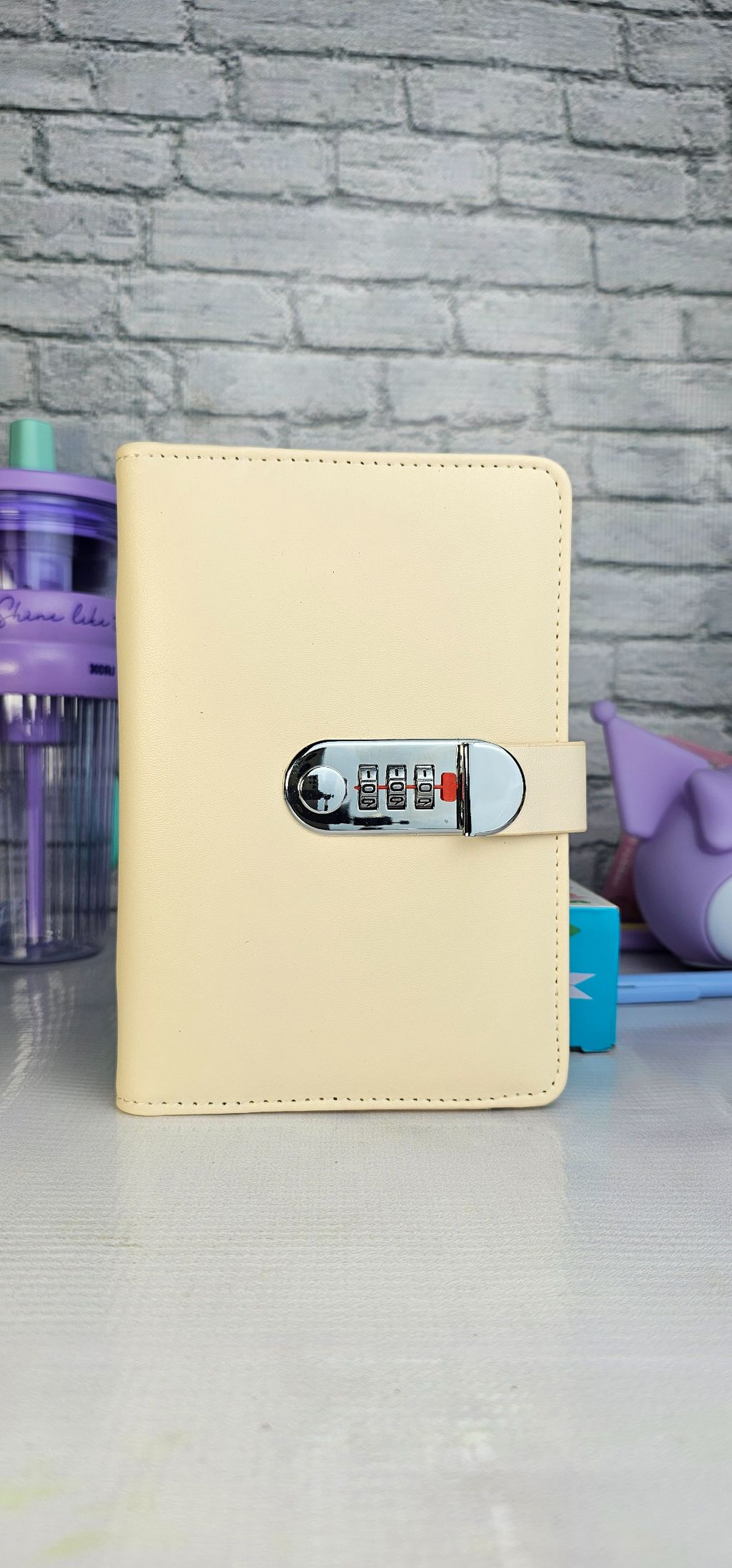 A6 lock notebook