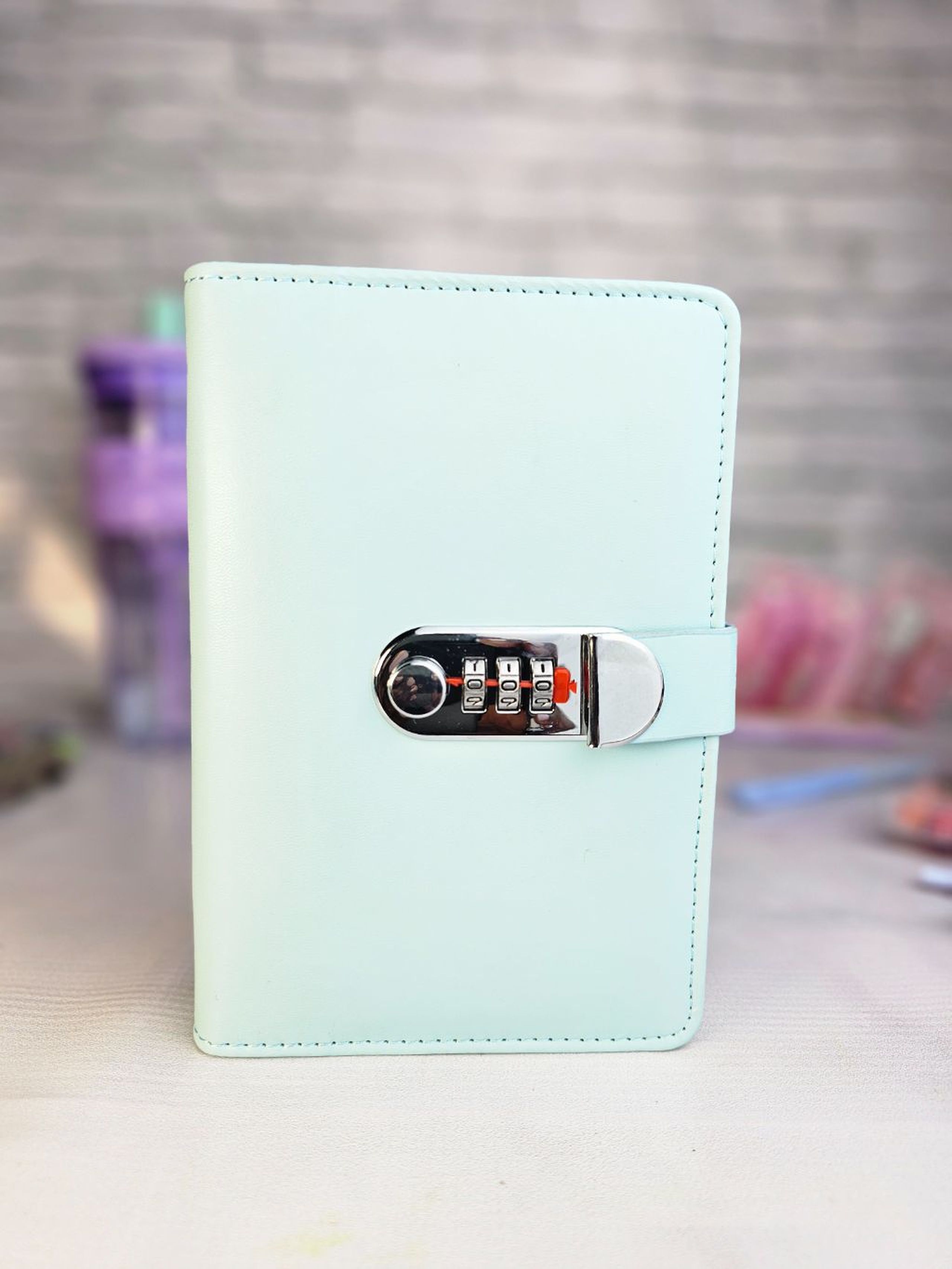 A6 lock notebook
