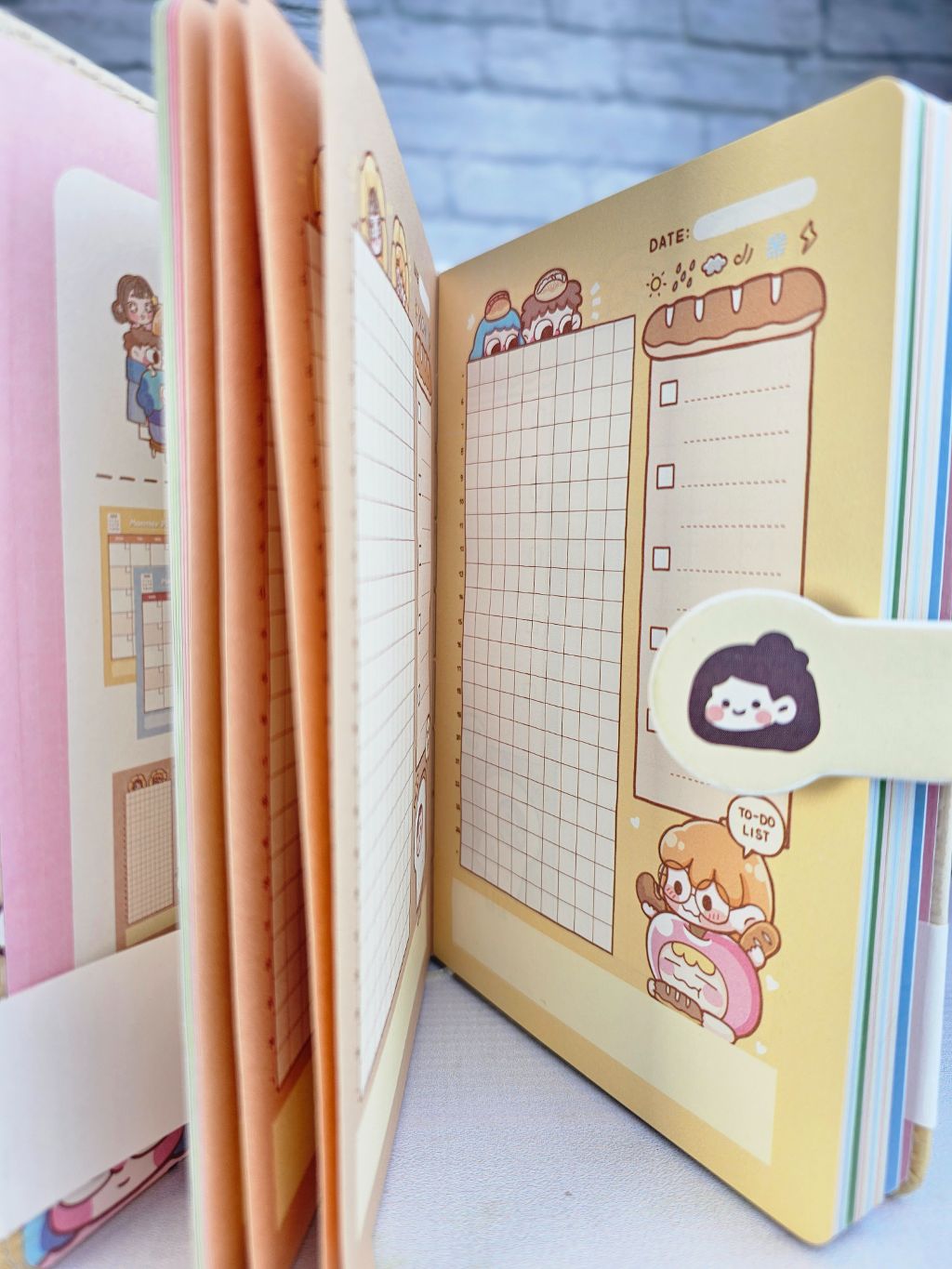 Themed page notebook