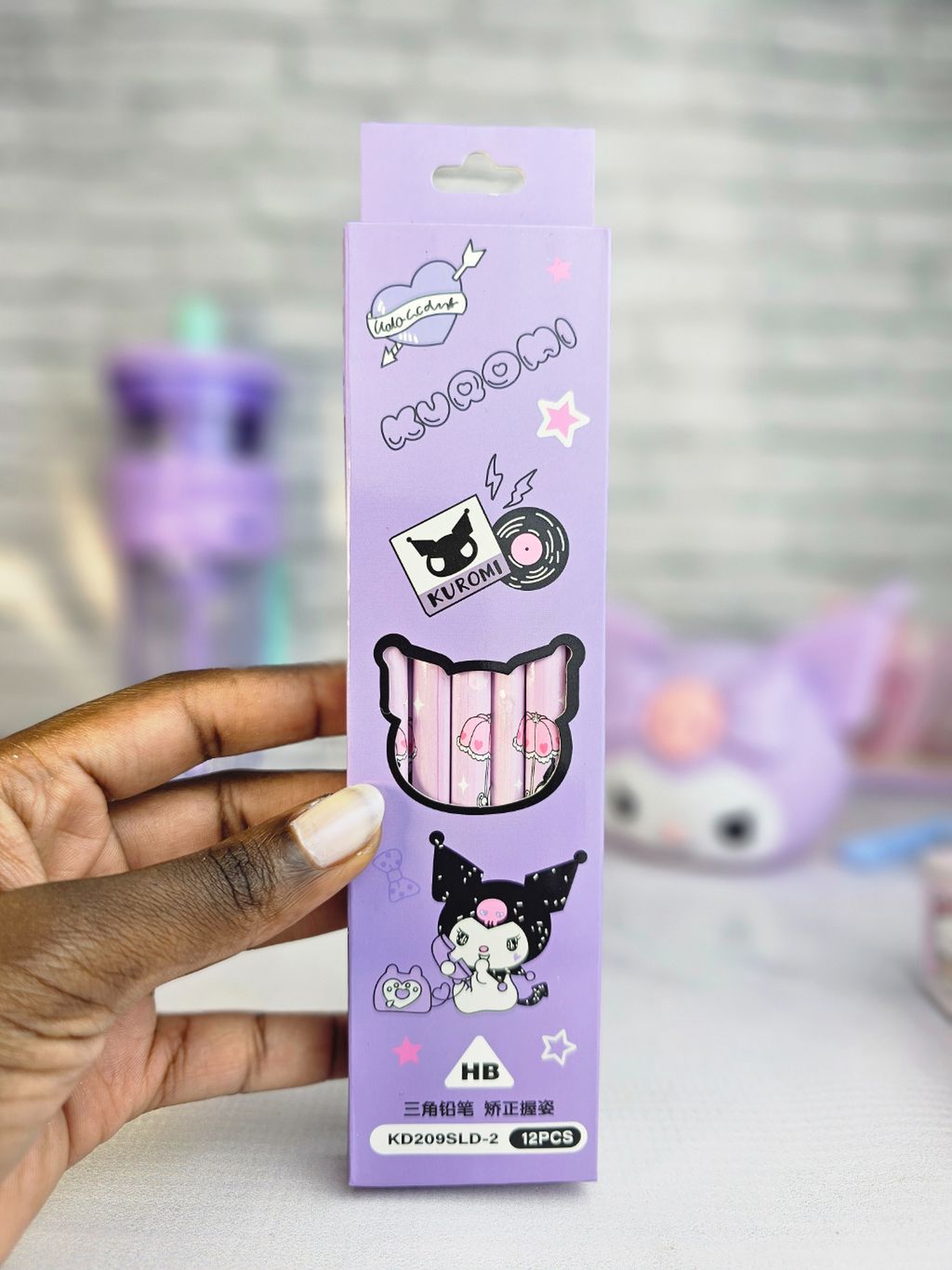 Kuromi pencil pack