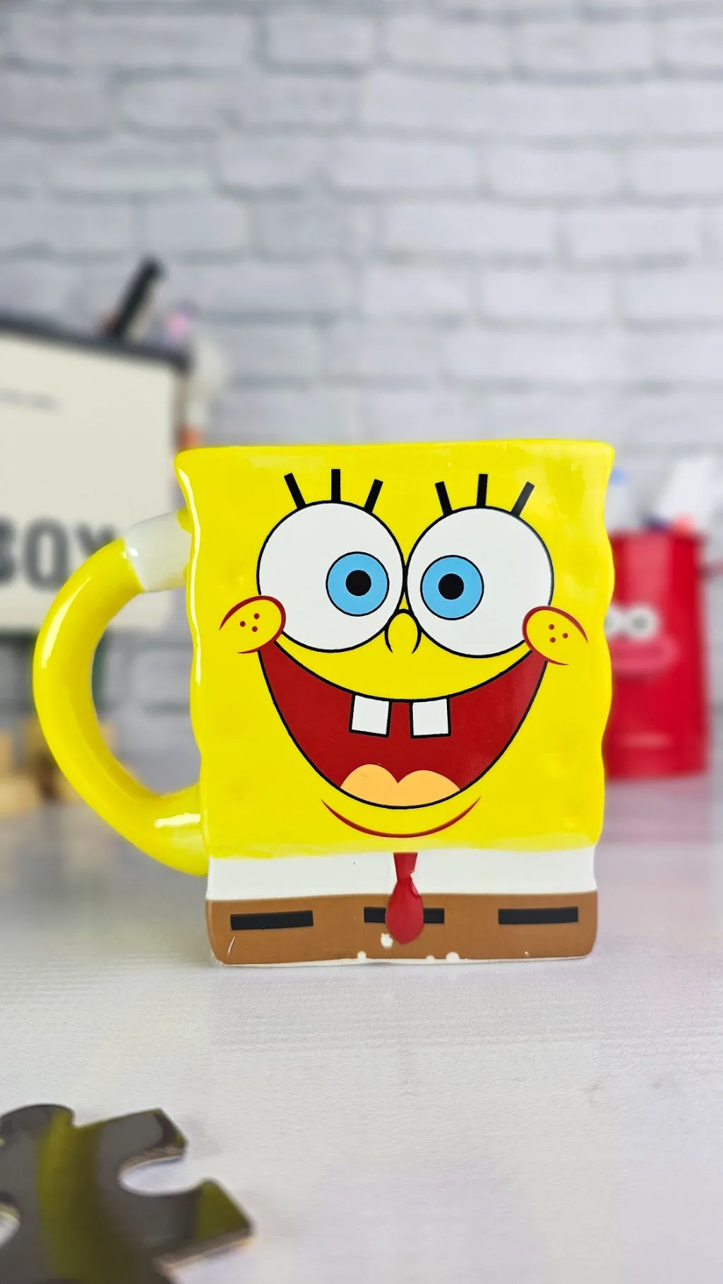 Spongebob ceramic square mug