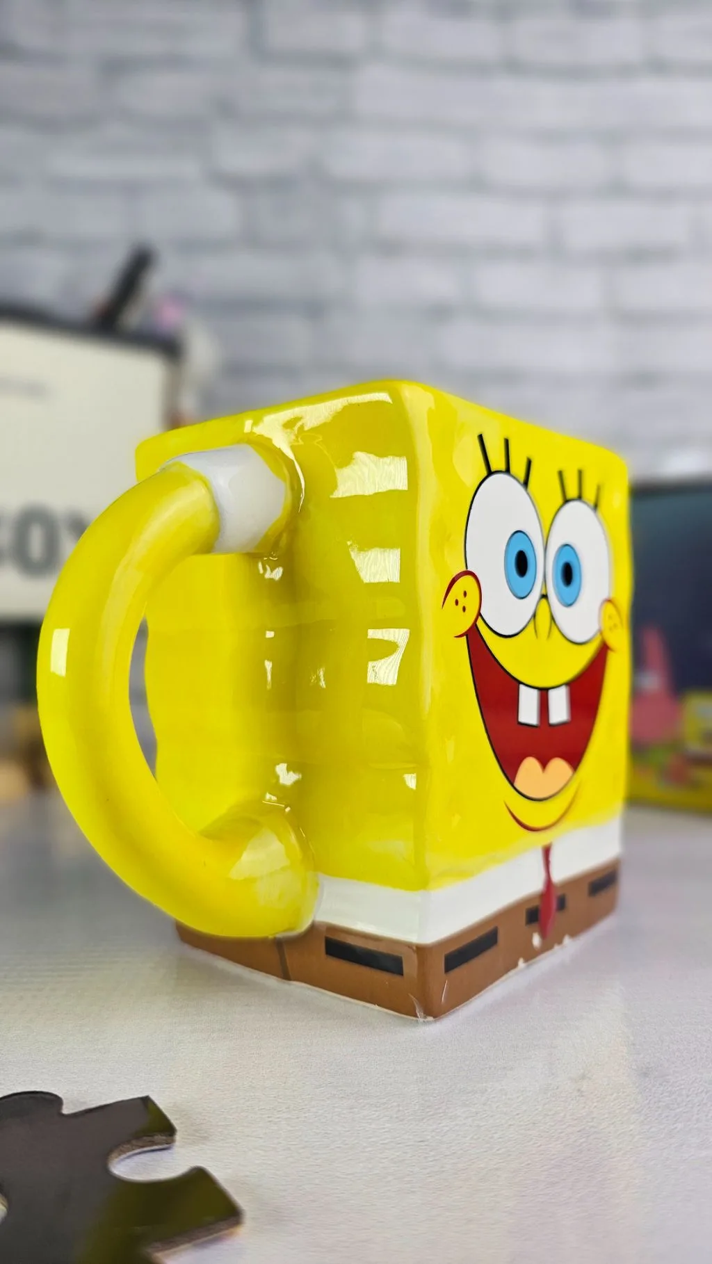 Spongebob ceramic square mug