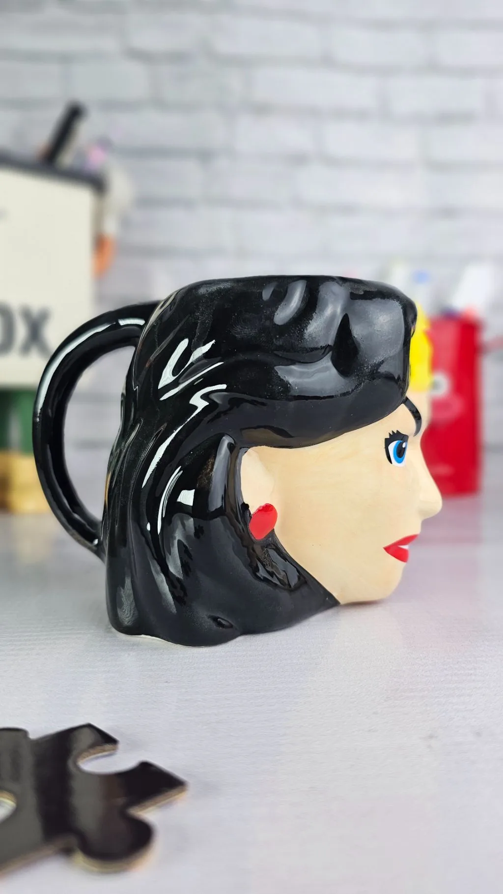 3d ceramic wonderwoman mug DC comics