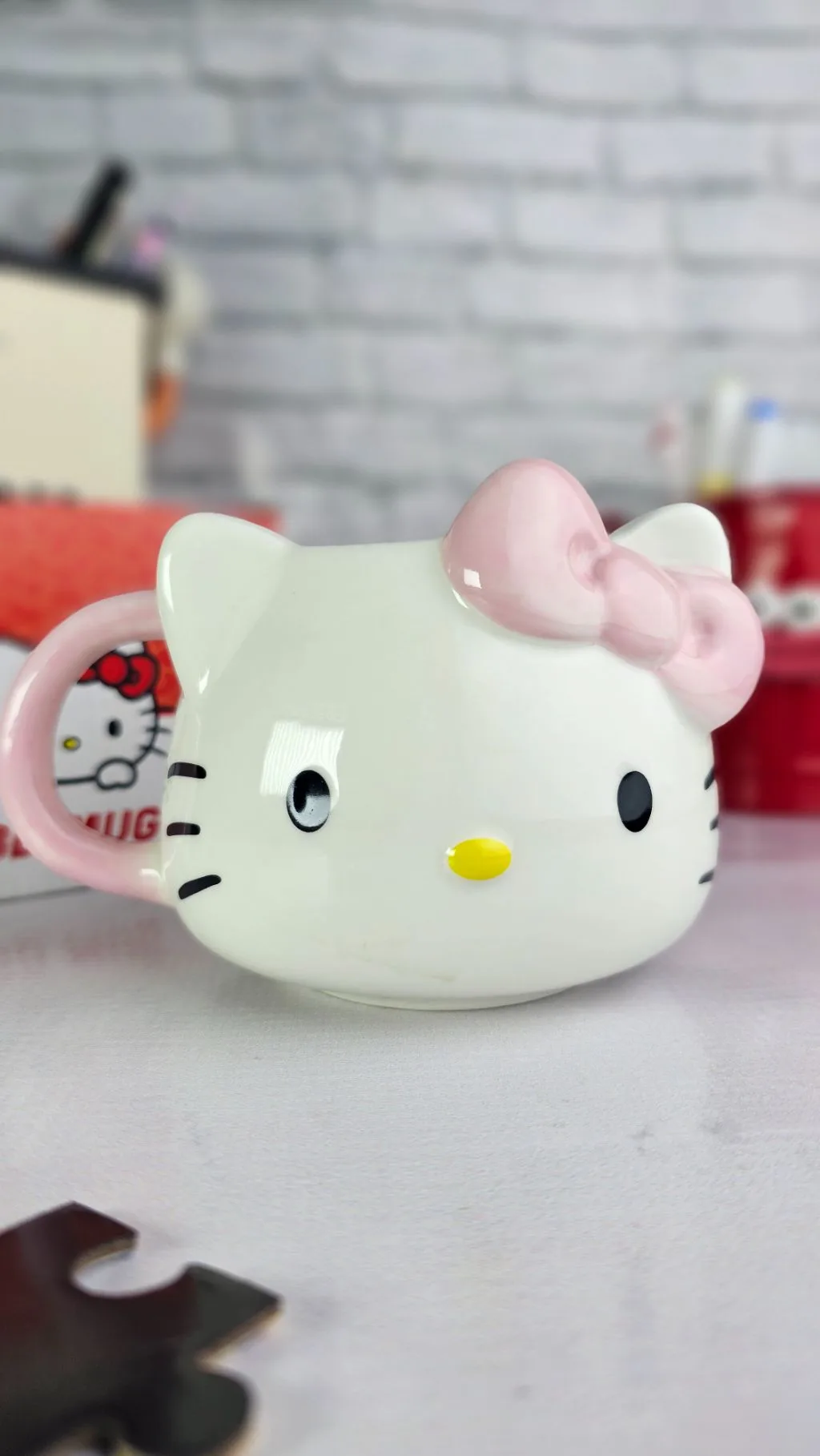 3d hello kitty ceramic mug sanrio