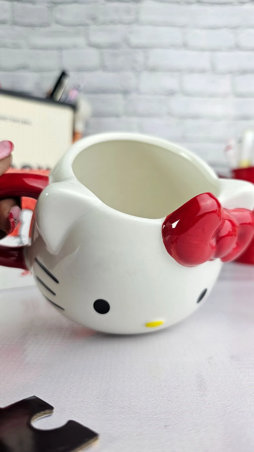 3d hello kitty ceramic mug sanrio