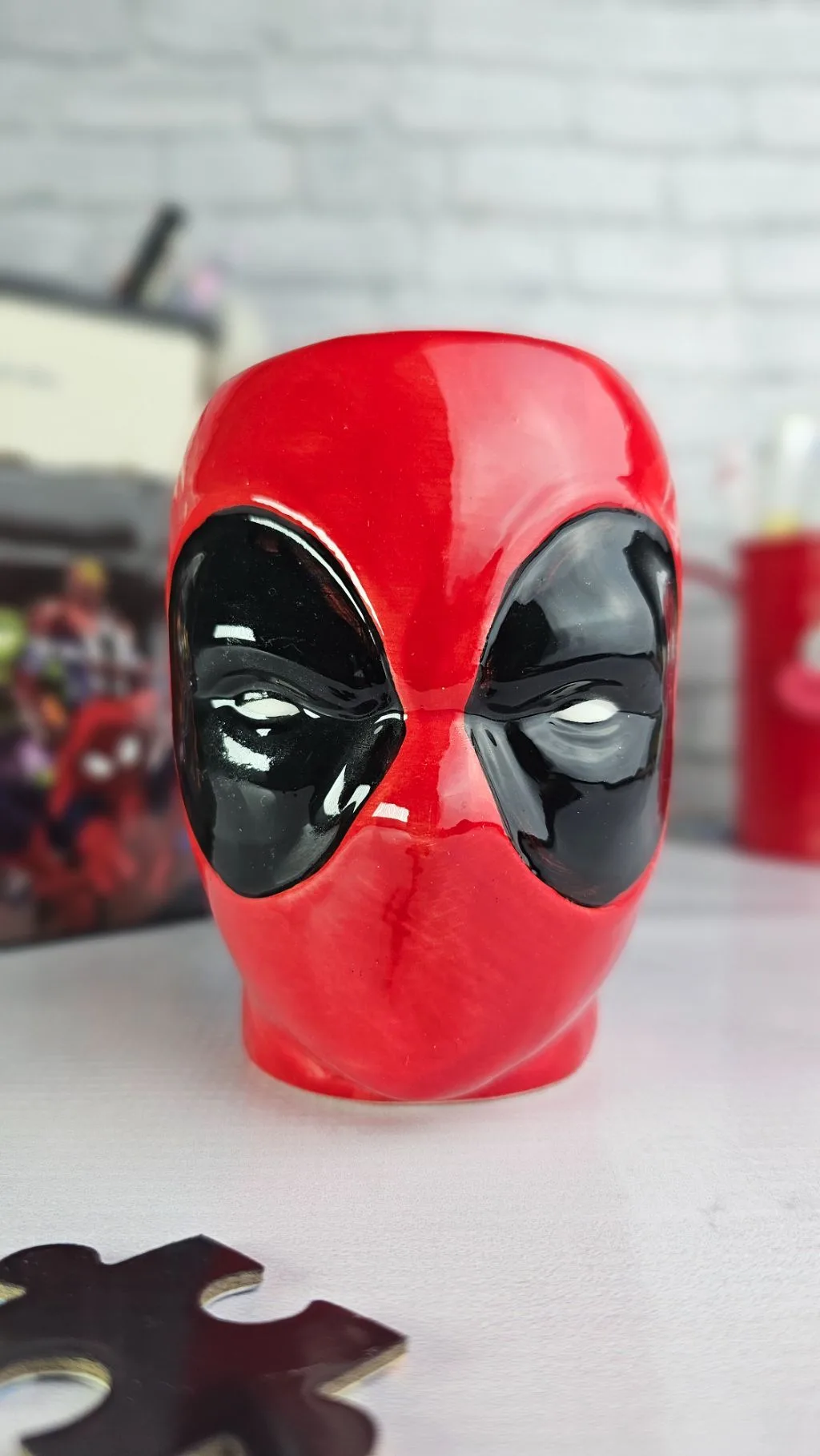 3d deadpool ceramic mug avengers