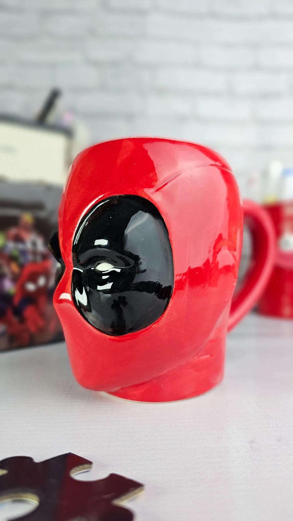 3d deadpool ceramic mug avengers