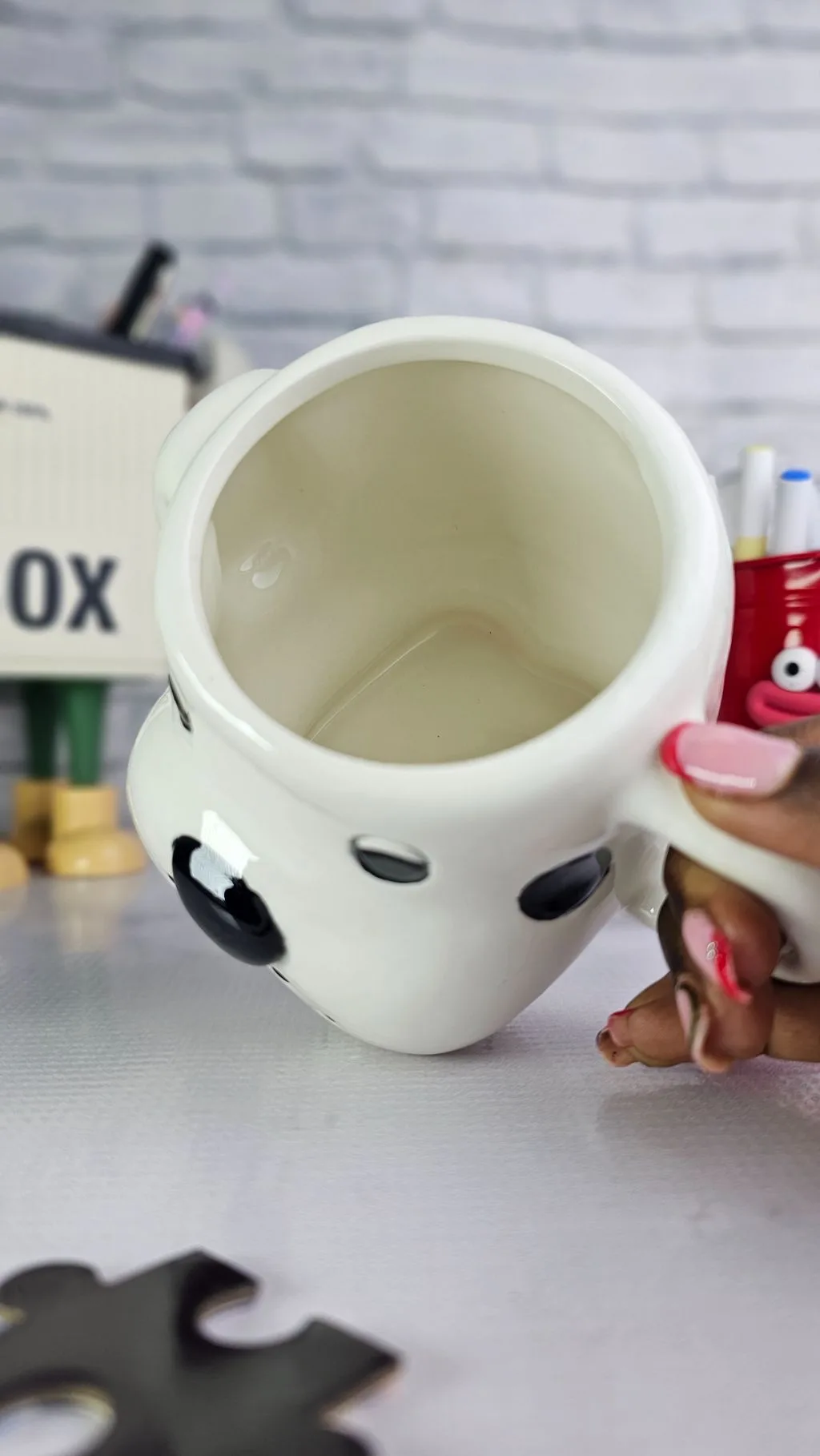 3d ceramic dog mug