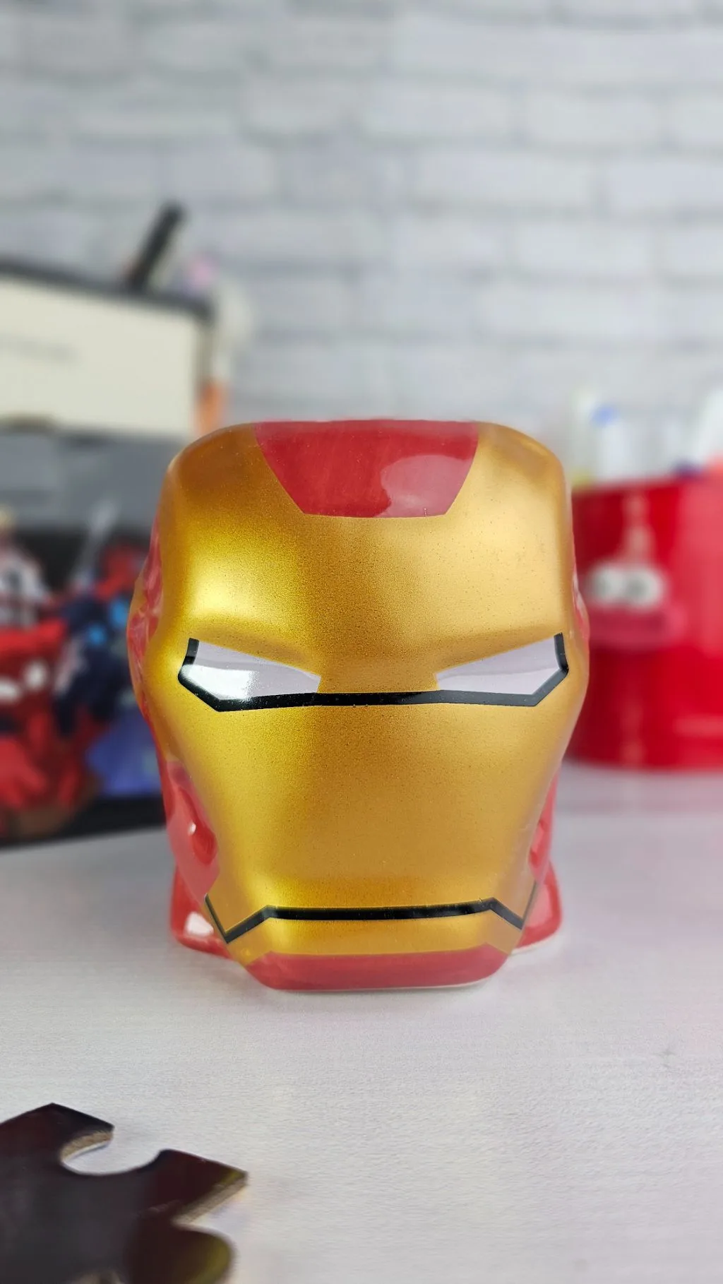 3d ceramic iron man mug avengers