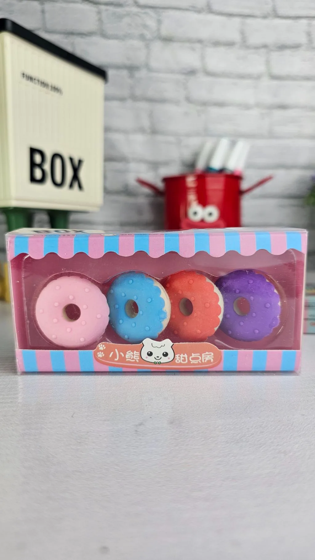 Lollipop/donut/popsicle  Themed erasers/rubber