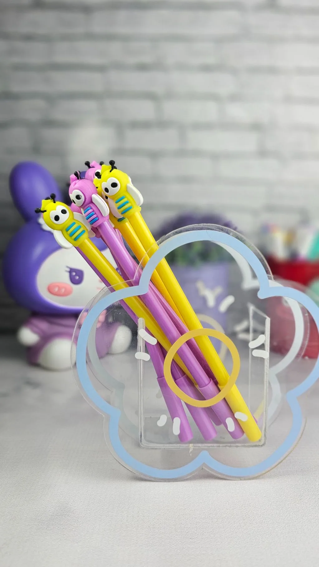 pink/purple Random cute pens