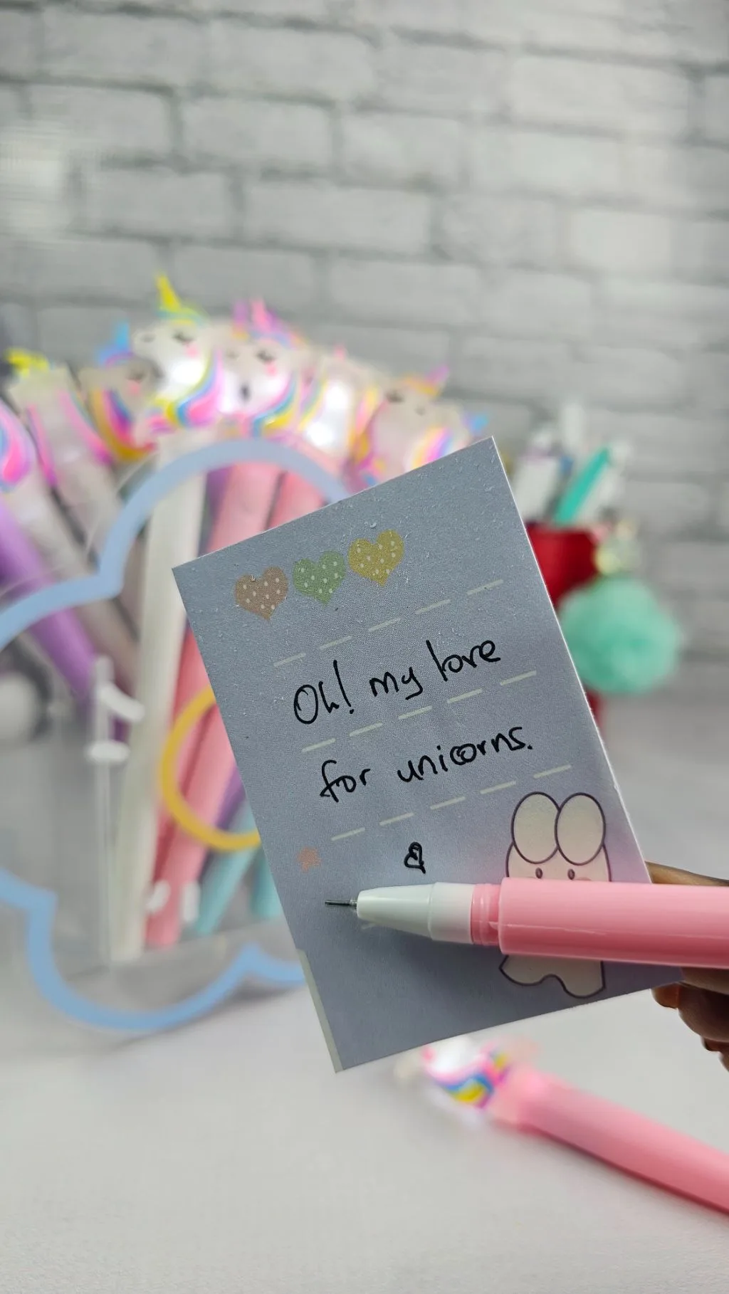 pink/purple Random cute pens