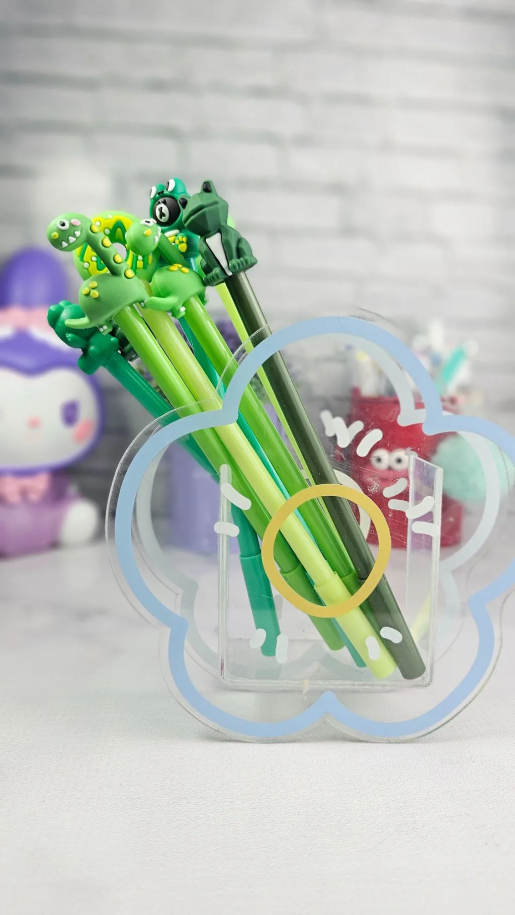 green/yellow Random cute pens