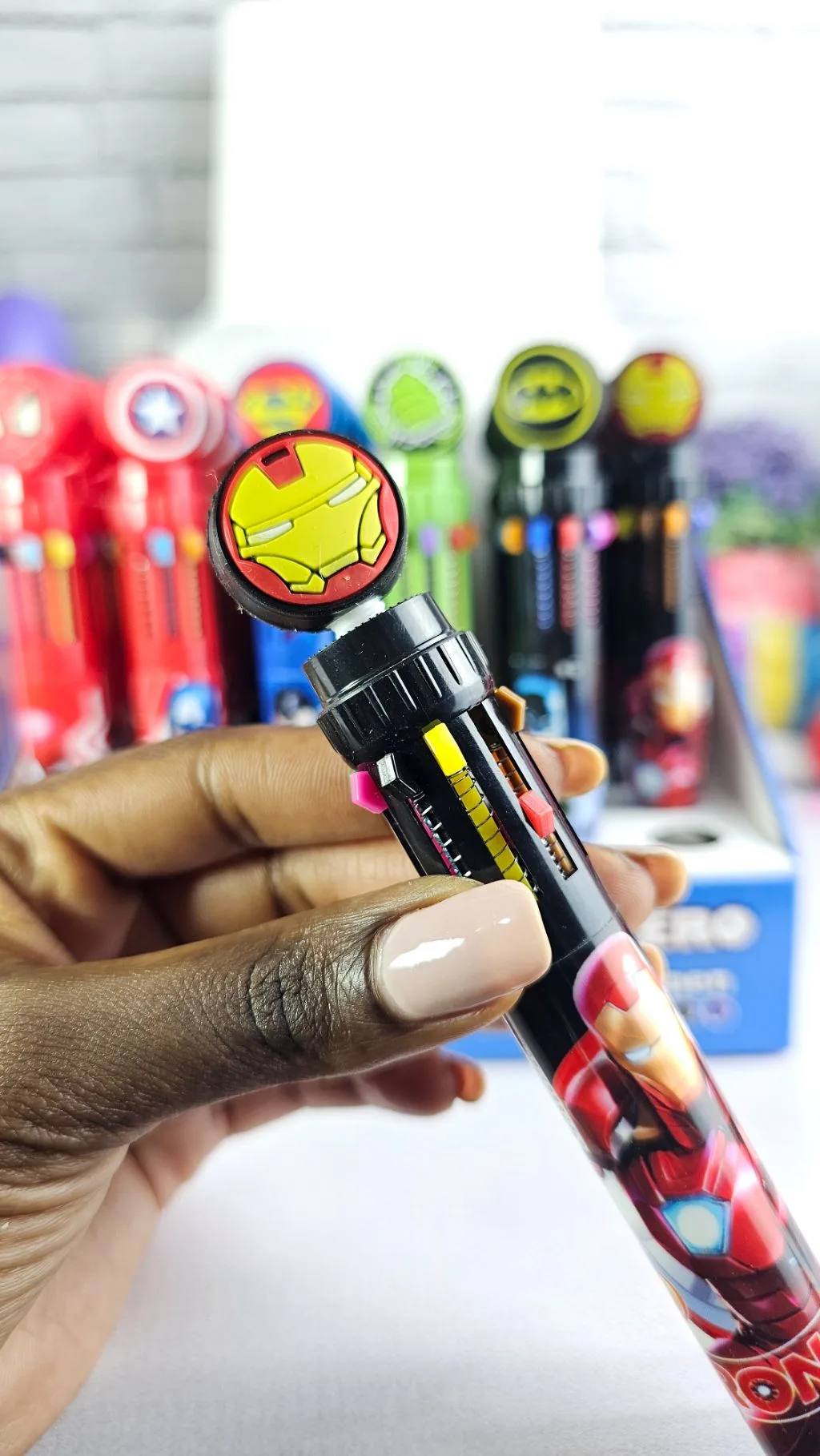 Avengers 10 colours ball pen