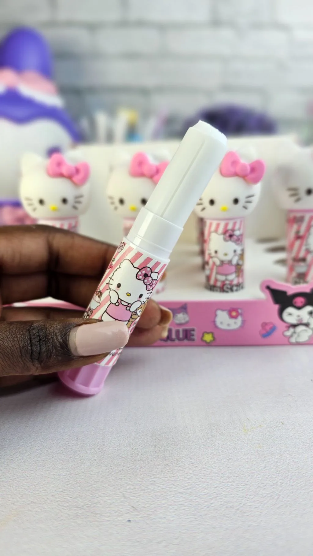 Hello kitty glue stick sanrio