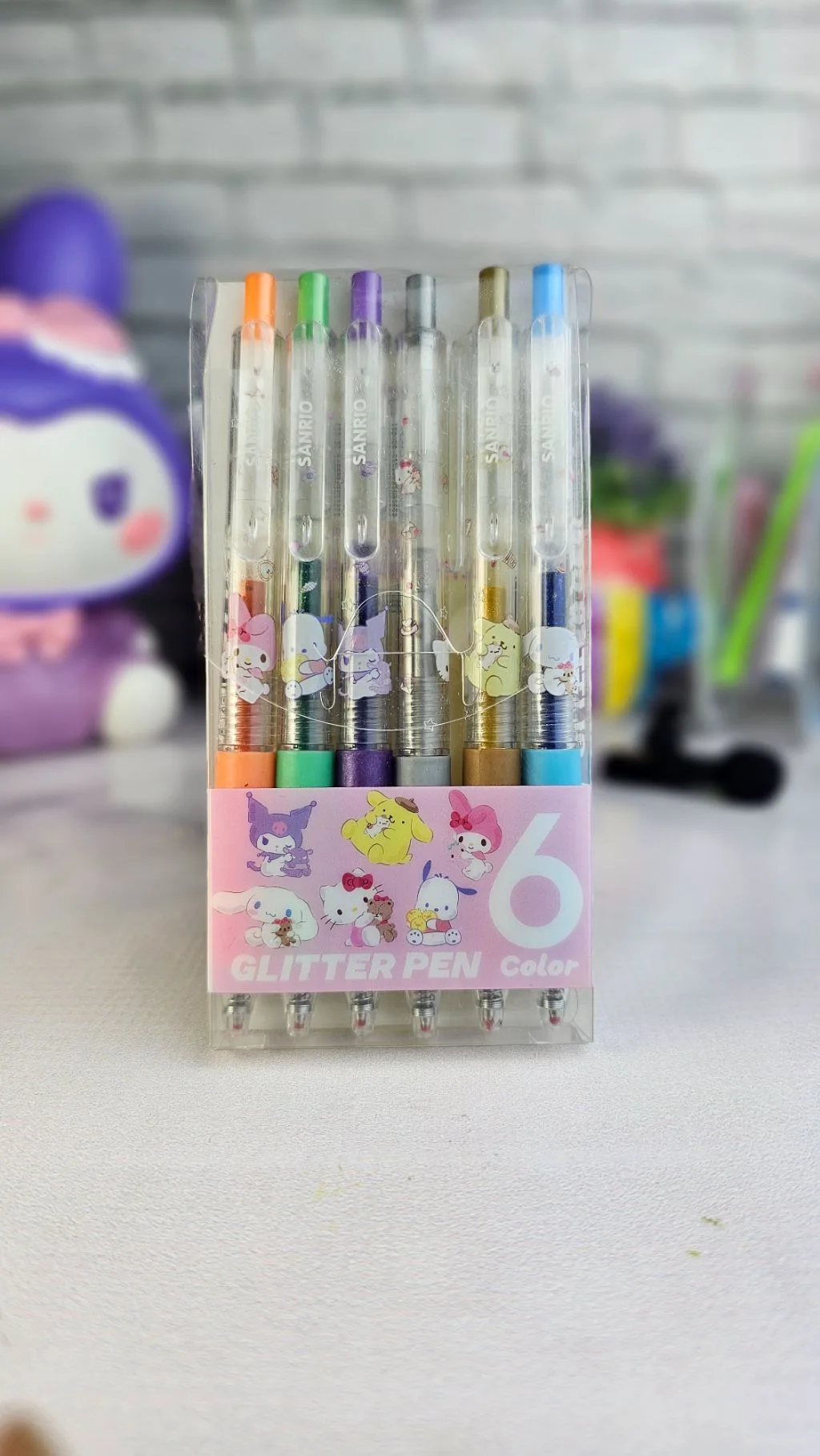 Sanrio gel pen pack kuromi hello kitty cinnamonroll