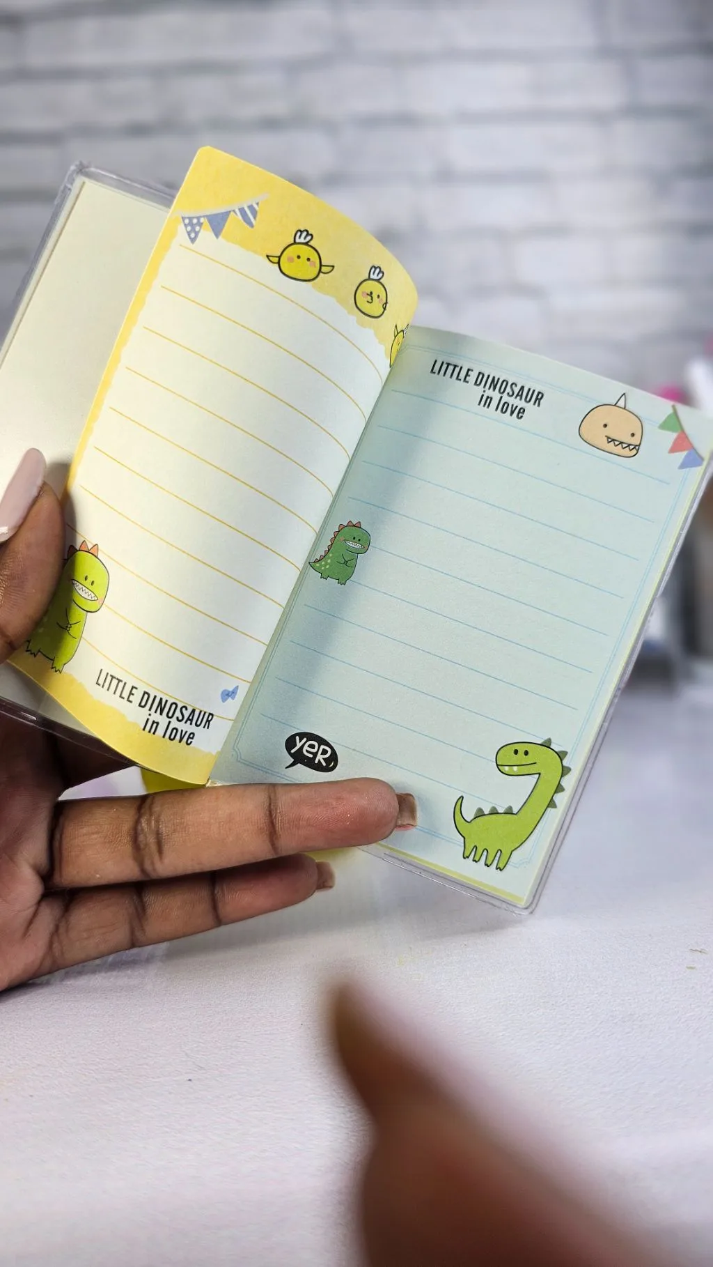 Dinosaur mini notebooks cute