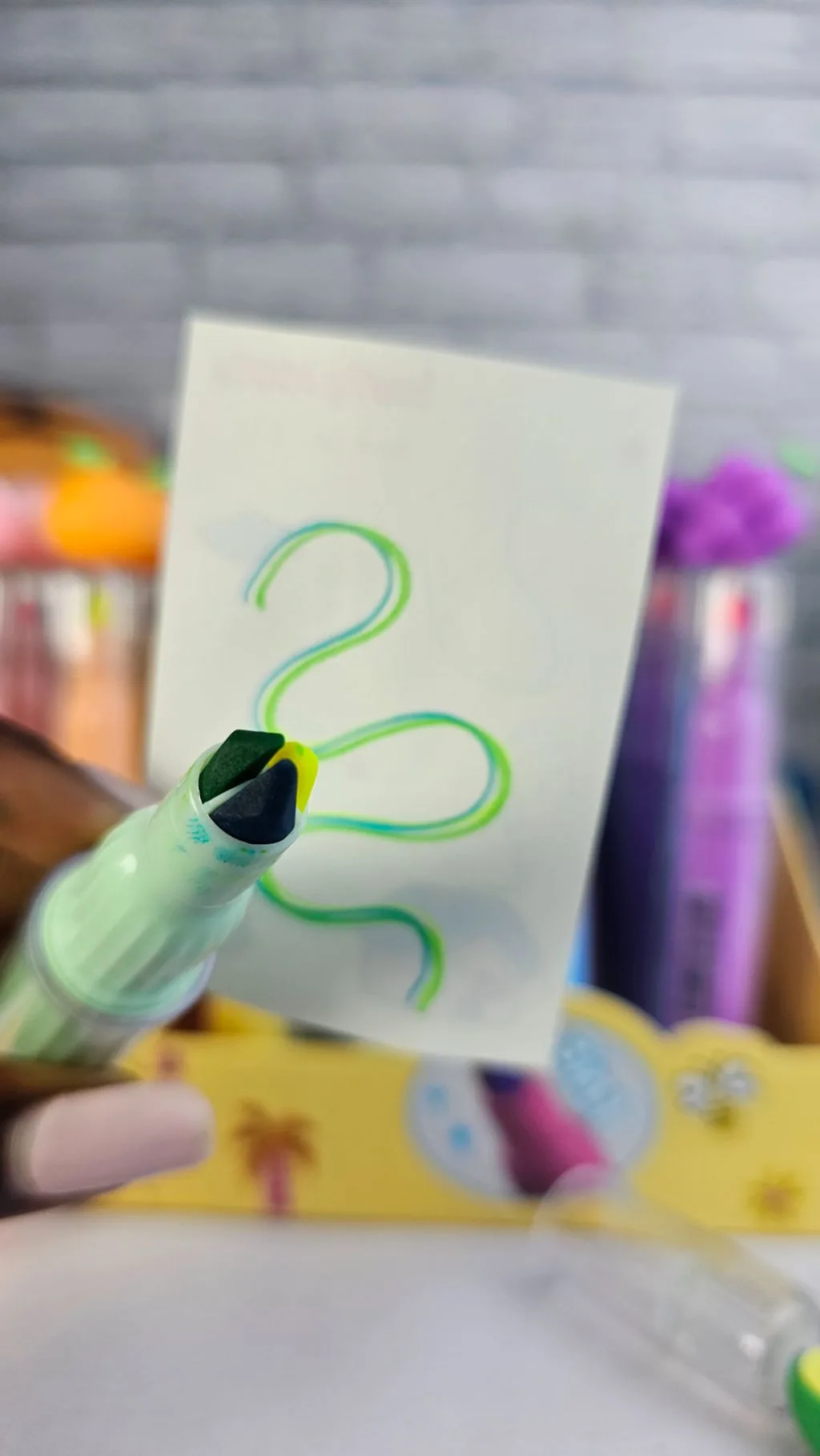 3 in 1 marker/ multicoloured fruit markers