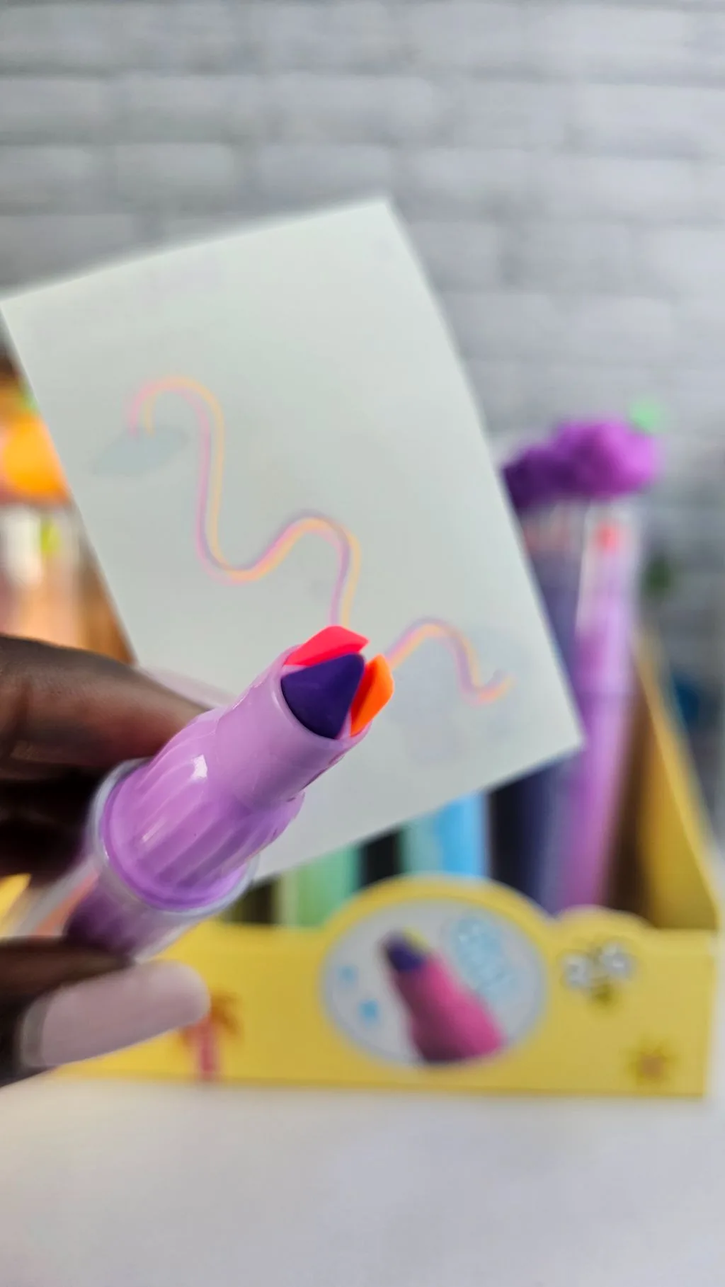 3 in 1 marker/ multicoloured fruit markers