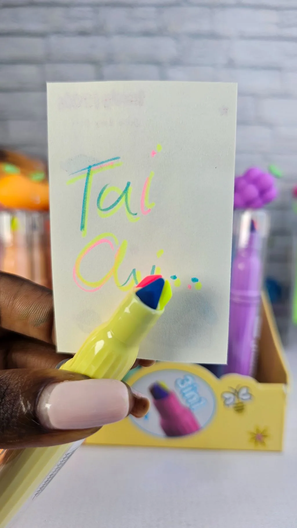 3 in 1 marker/ multicoloured fruit markers