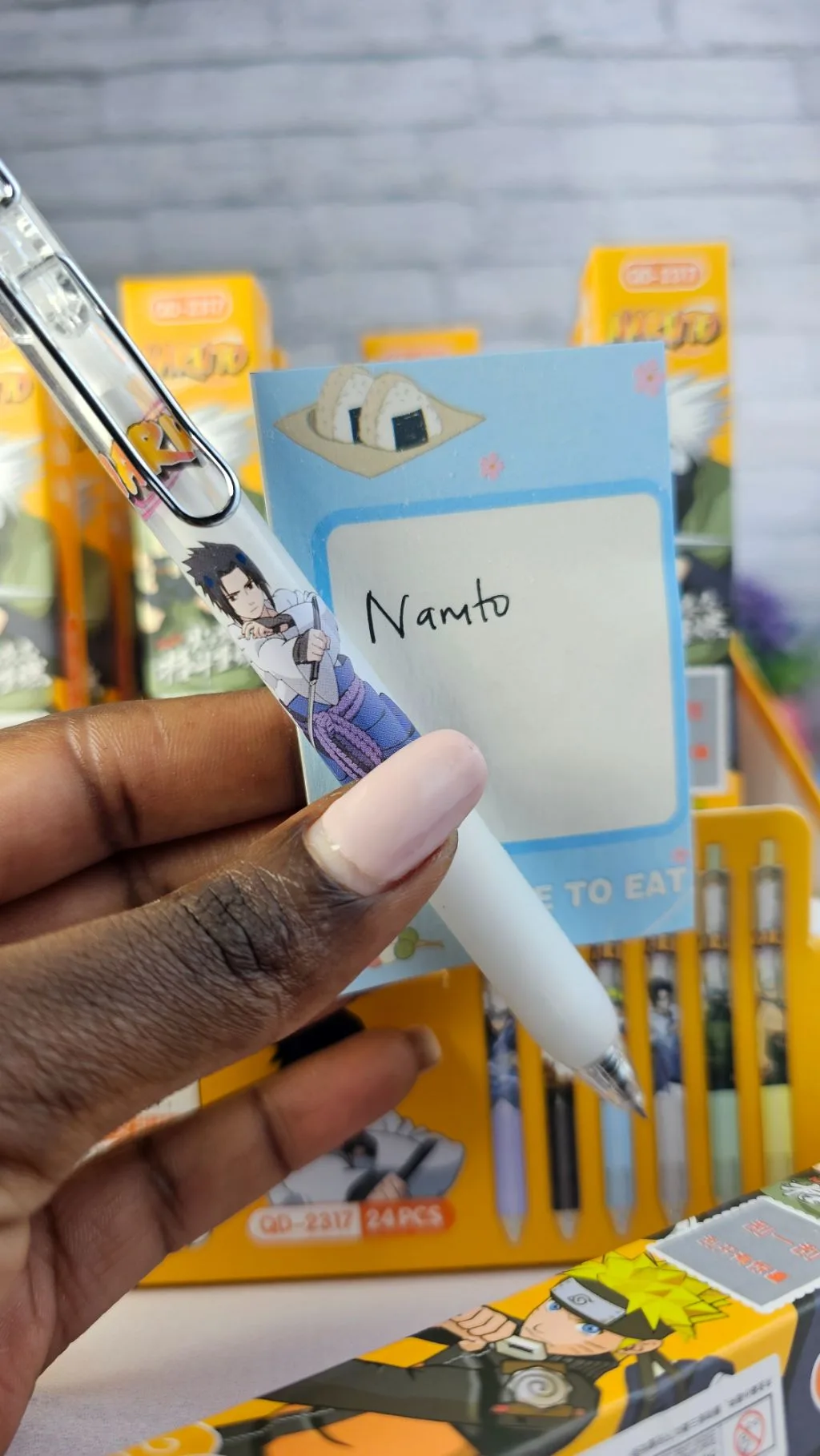 Naruto pens themed anime black
