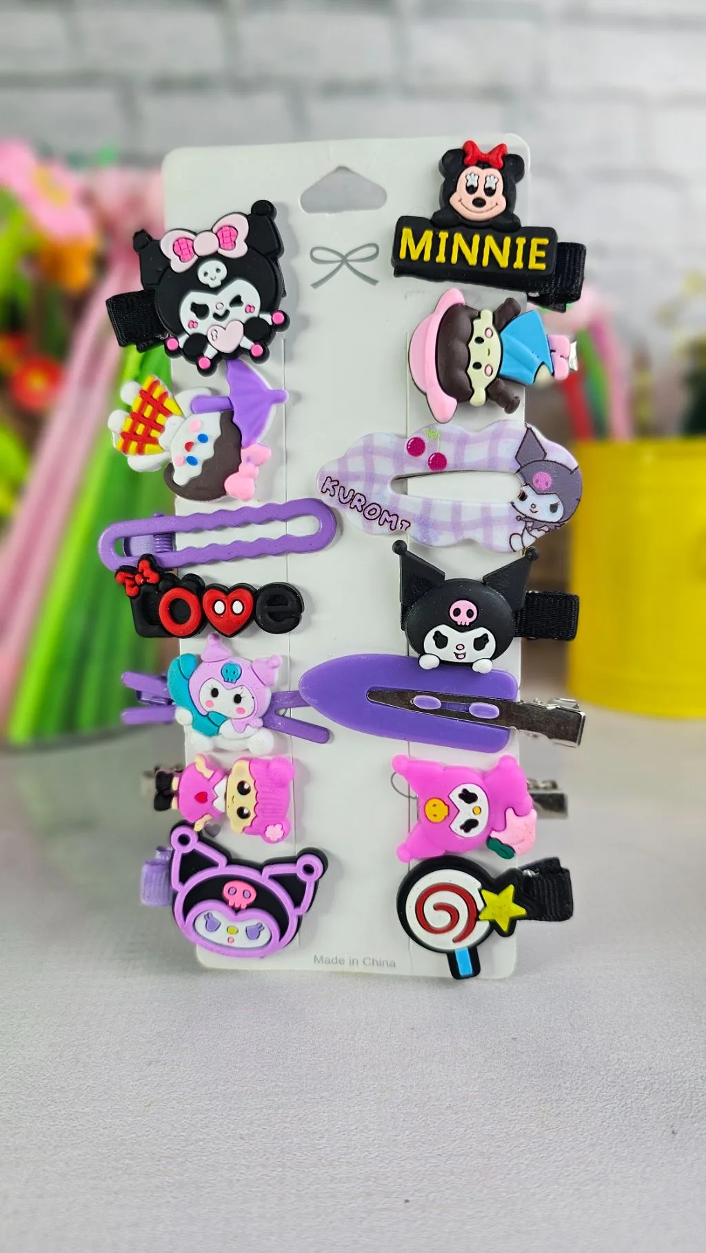 Kuromi Cartoon playful hair clips