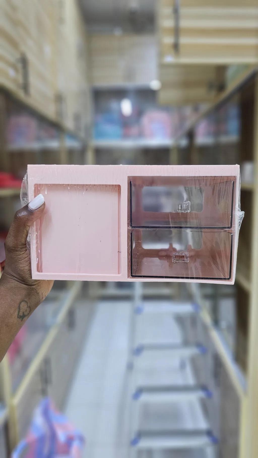 Makeup/stationery/desk organizers pink