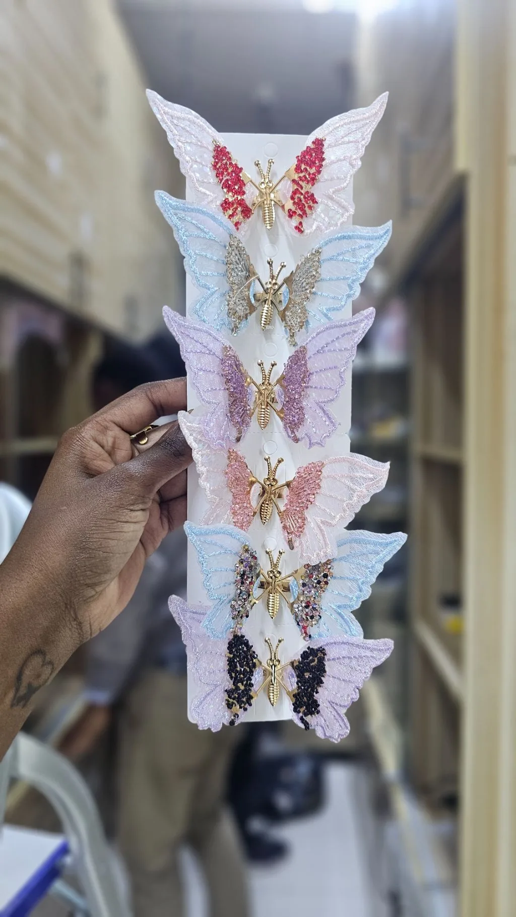 Butterfly cute clips hair (pairs)