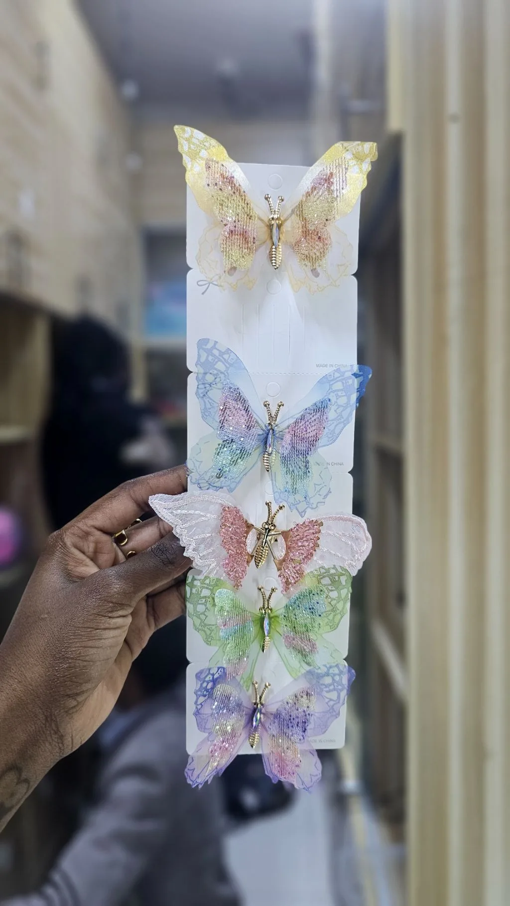 Butterfly cute clips hair (pairs)