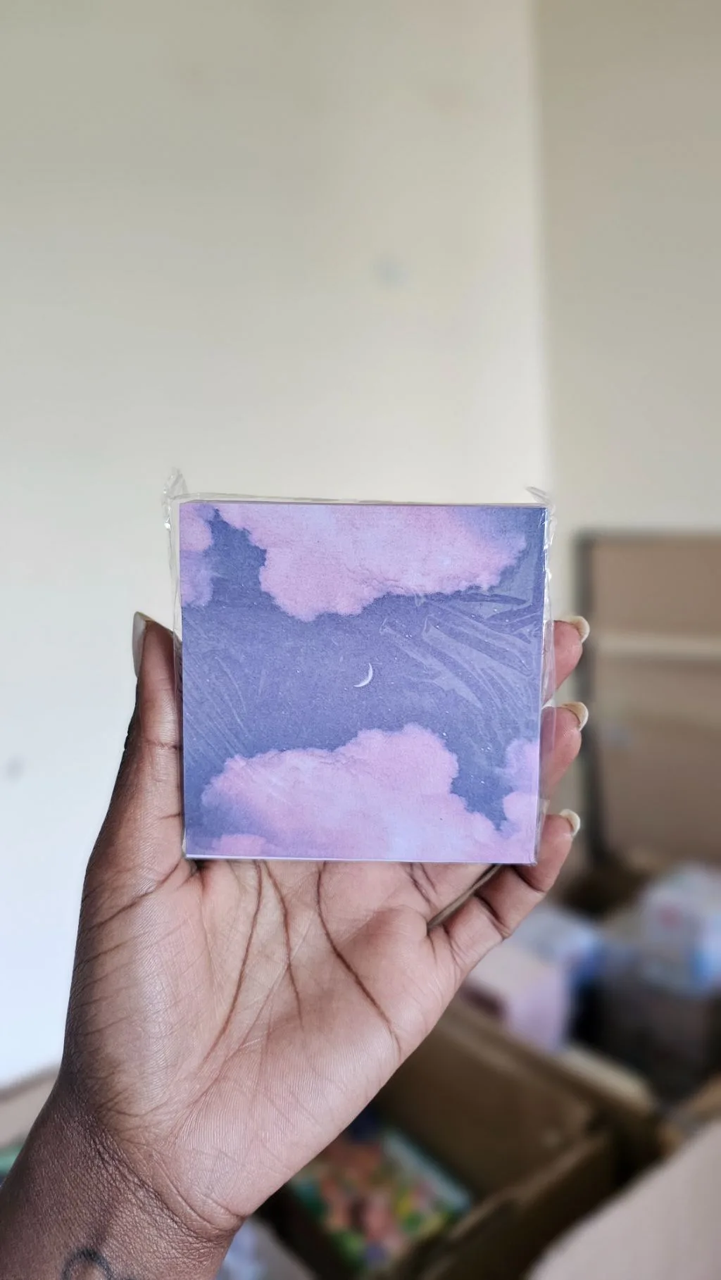 4 pack gradient sticky notes cutesy