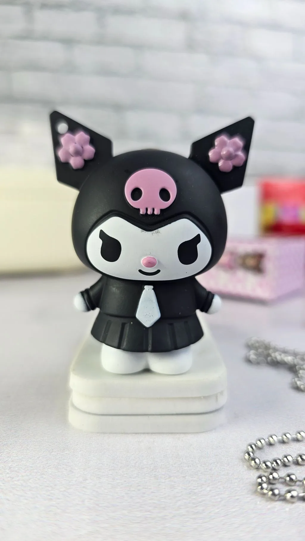 Kuromi refillable fancy lighter black