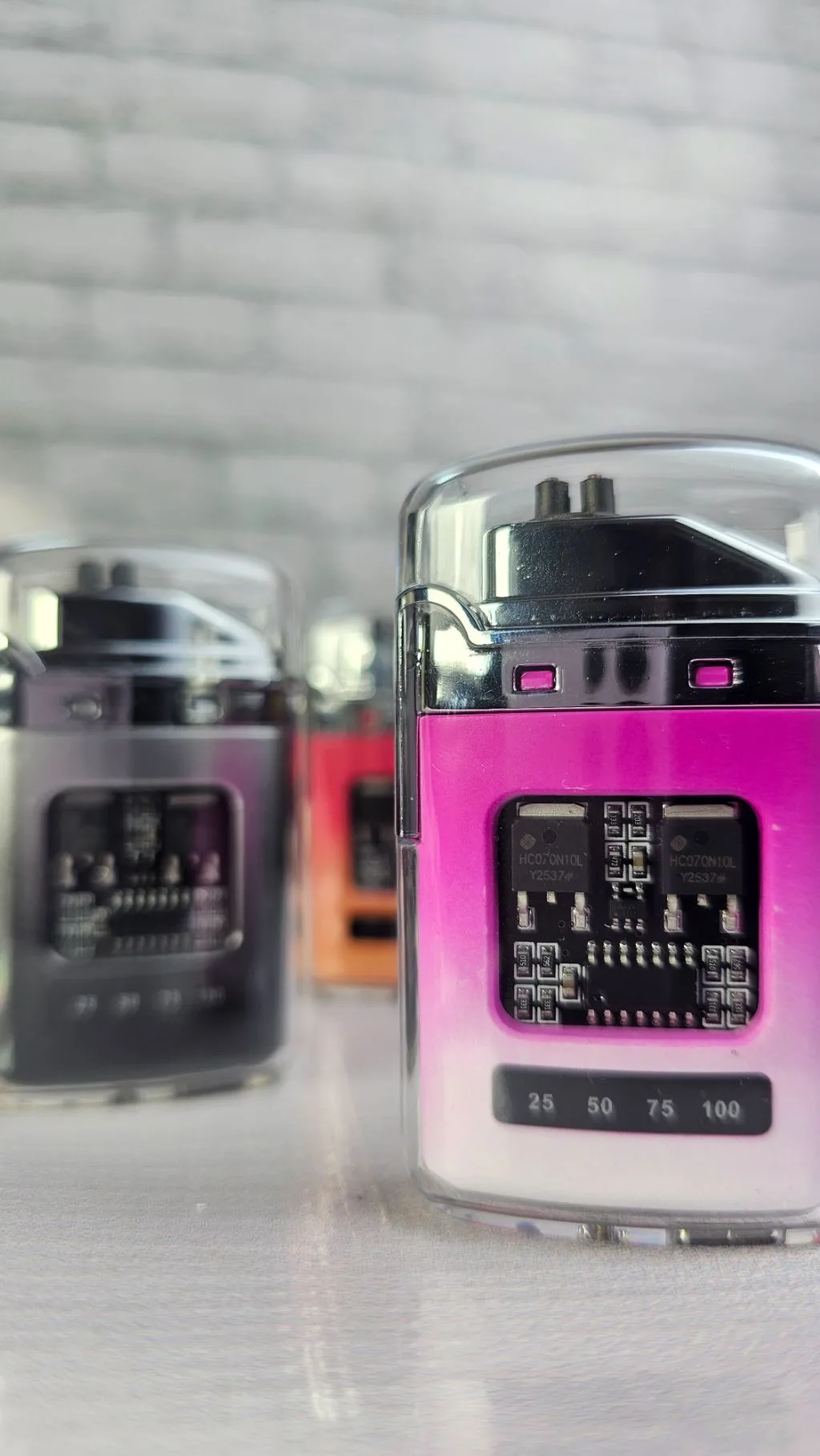 Rechargeable fancy transparent lighter
