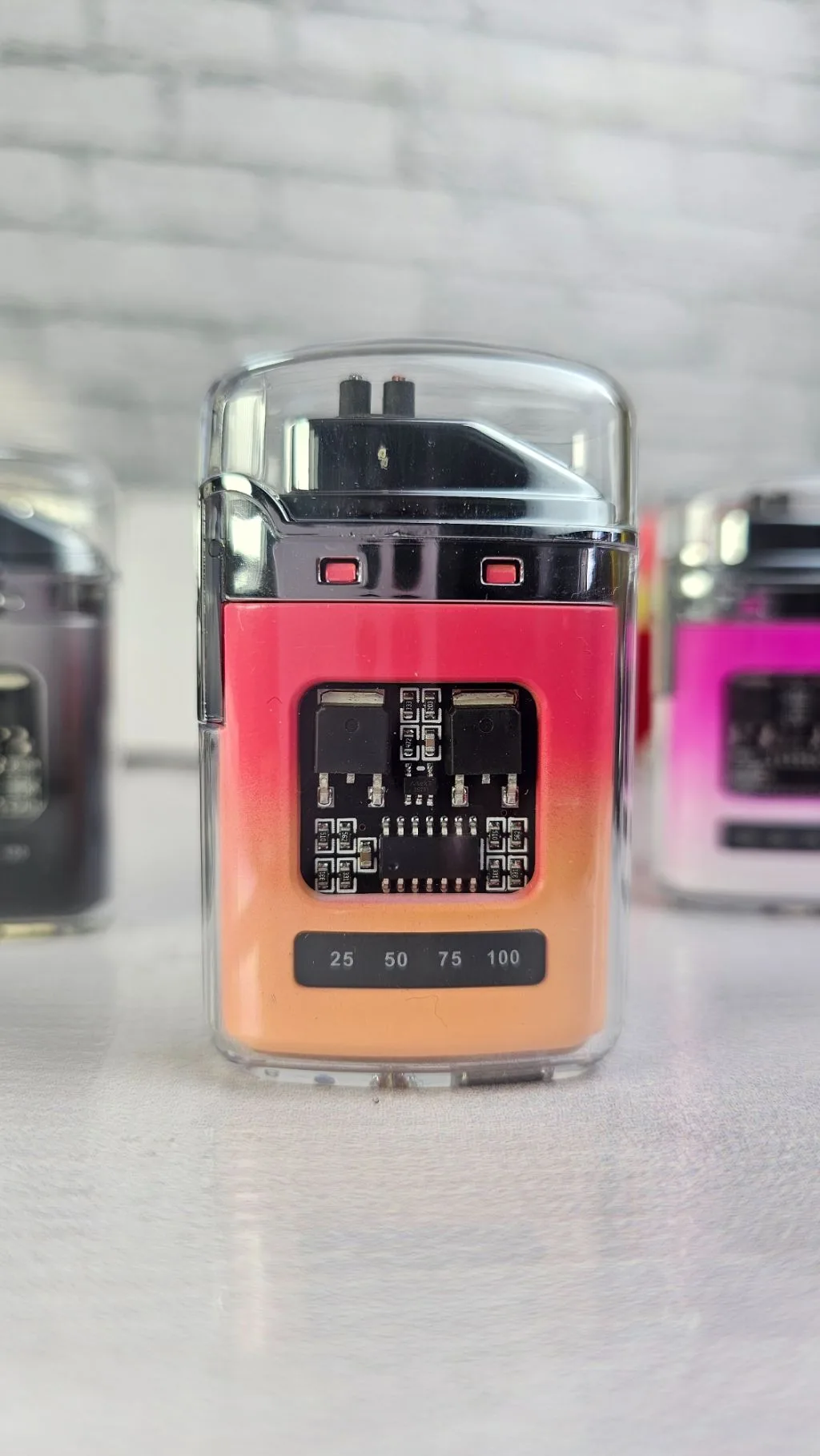 Rechargeable fancy transparent lighter