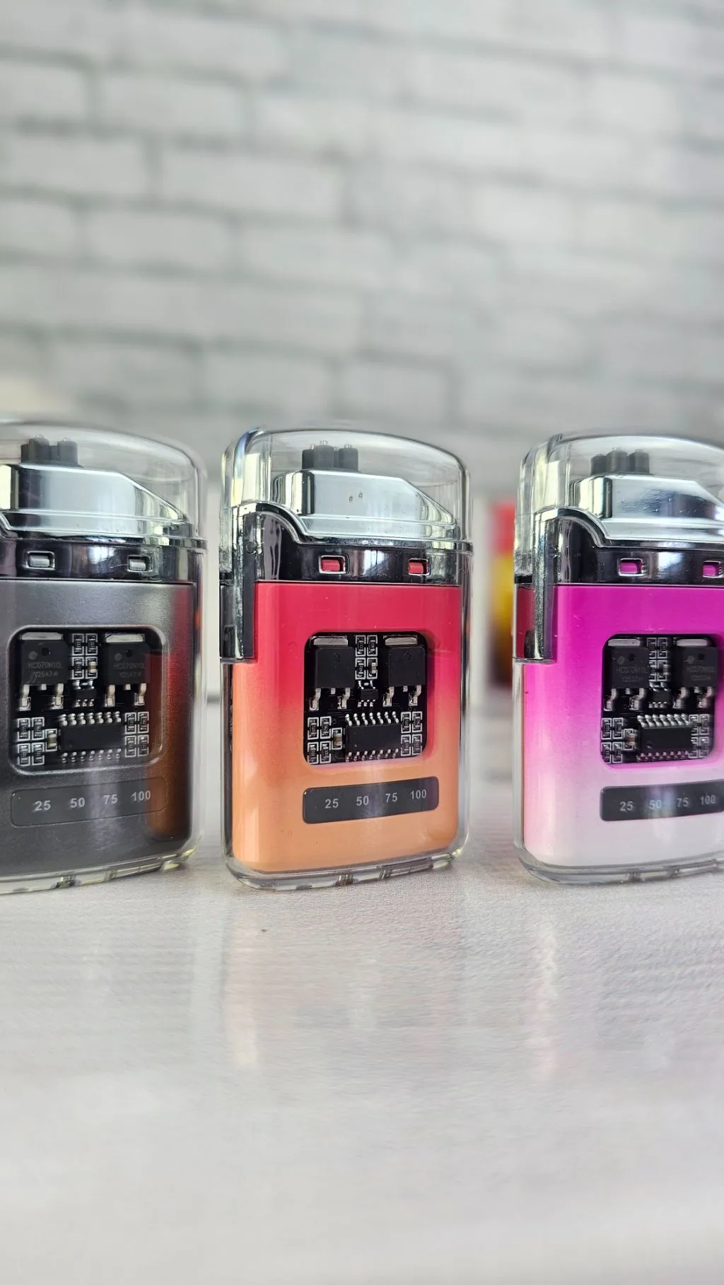 Rechargeable fancy transparent lighter