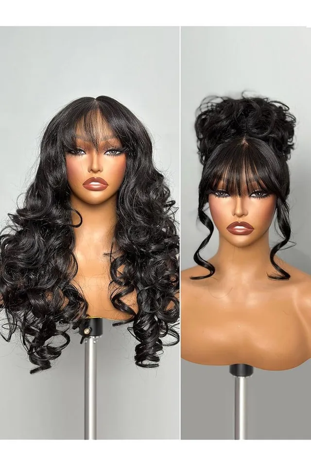 CURLY UPDO WIG