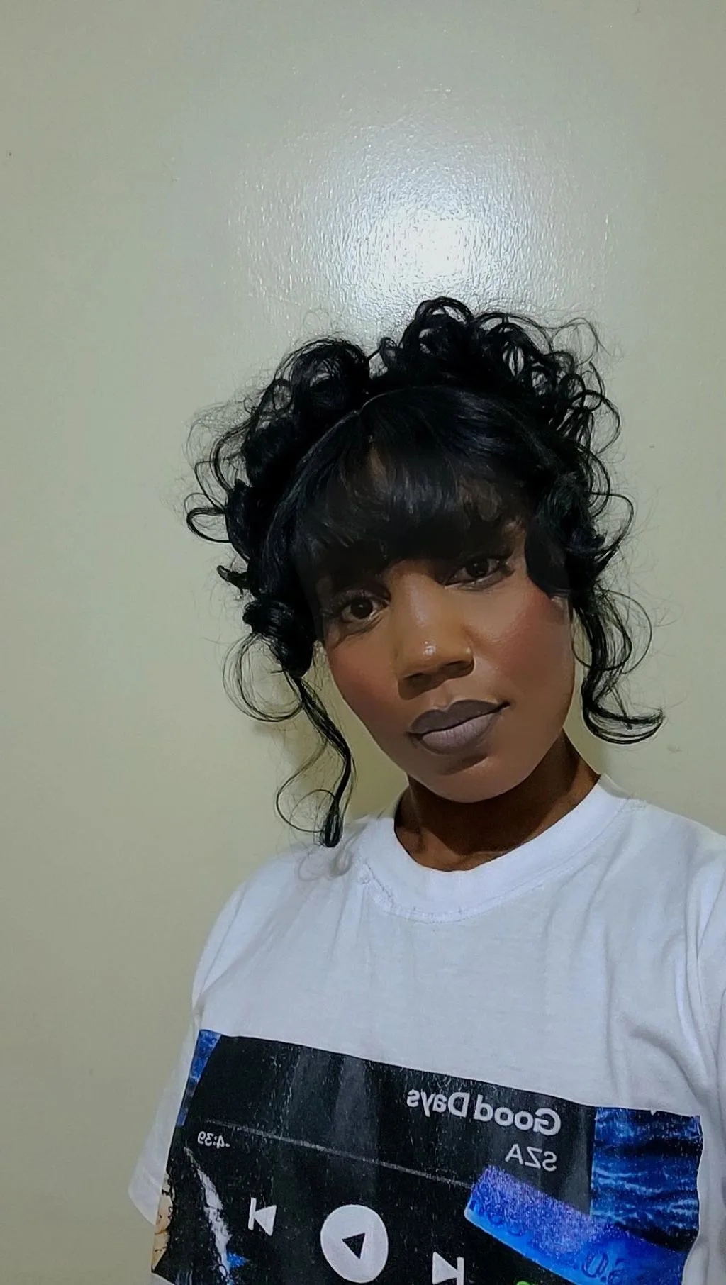 CURLY UPDO WIG