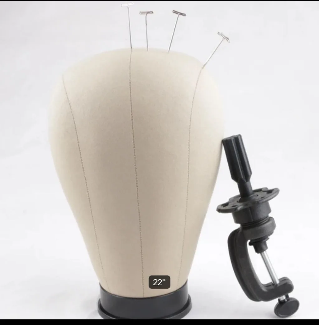 CANVAS HEAD + TRIPOD CLAMP + T-PINS