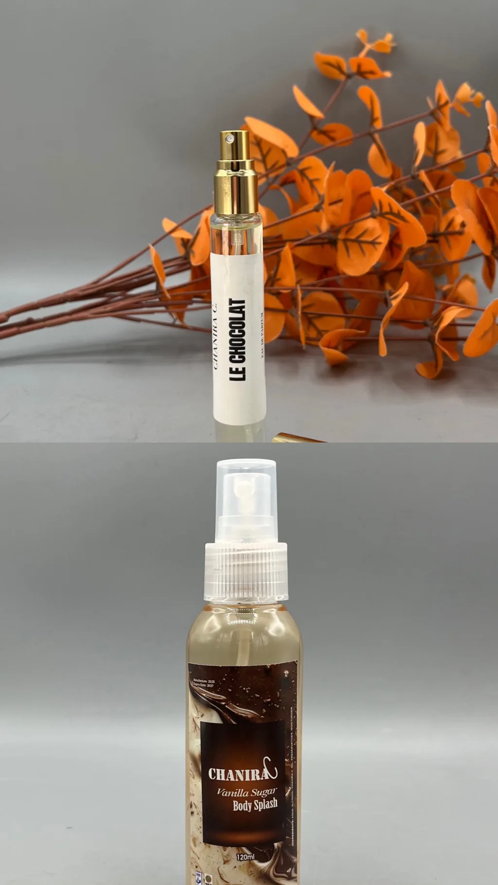 Le Chocolat Eau De Parfum & Vanilla Sugar body splash