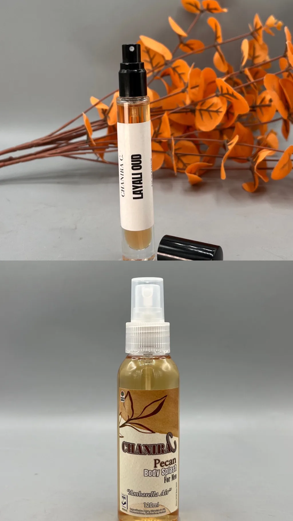 Layali Oud Eau De Parfum & Pecan (for men) body splash